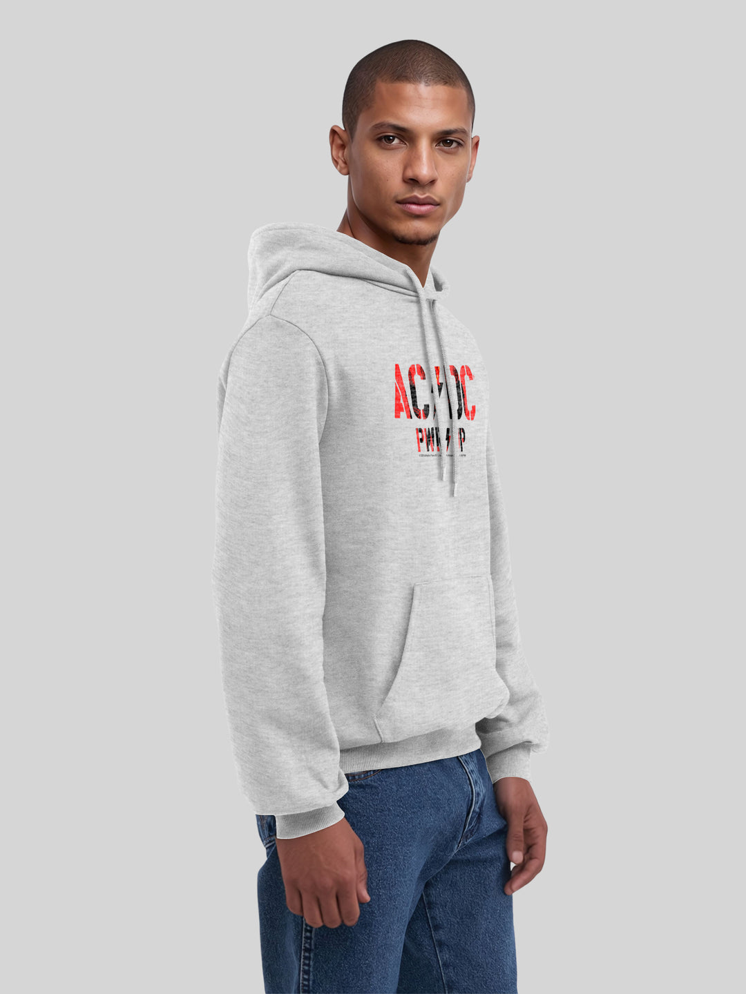 AC/DC PWRUP Photo Logo Organic Hoodie