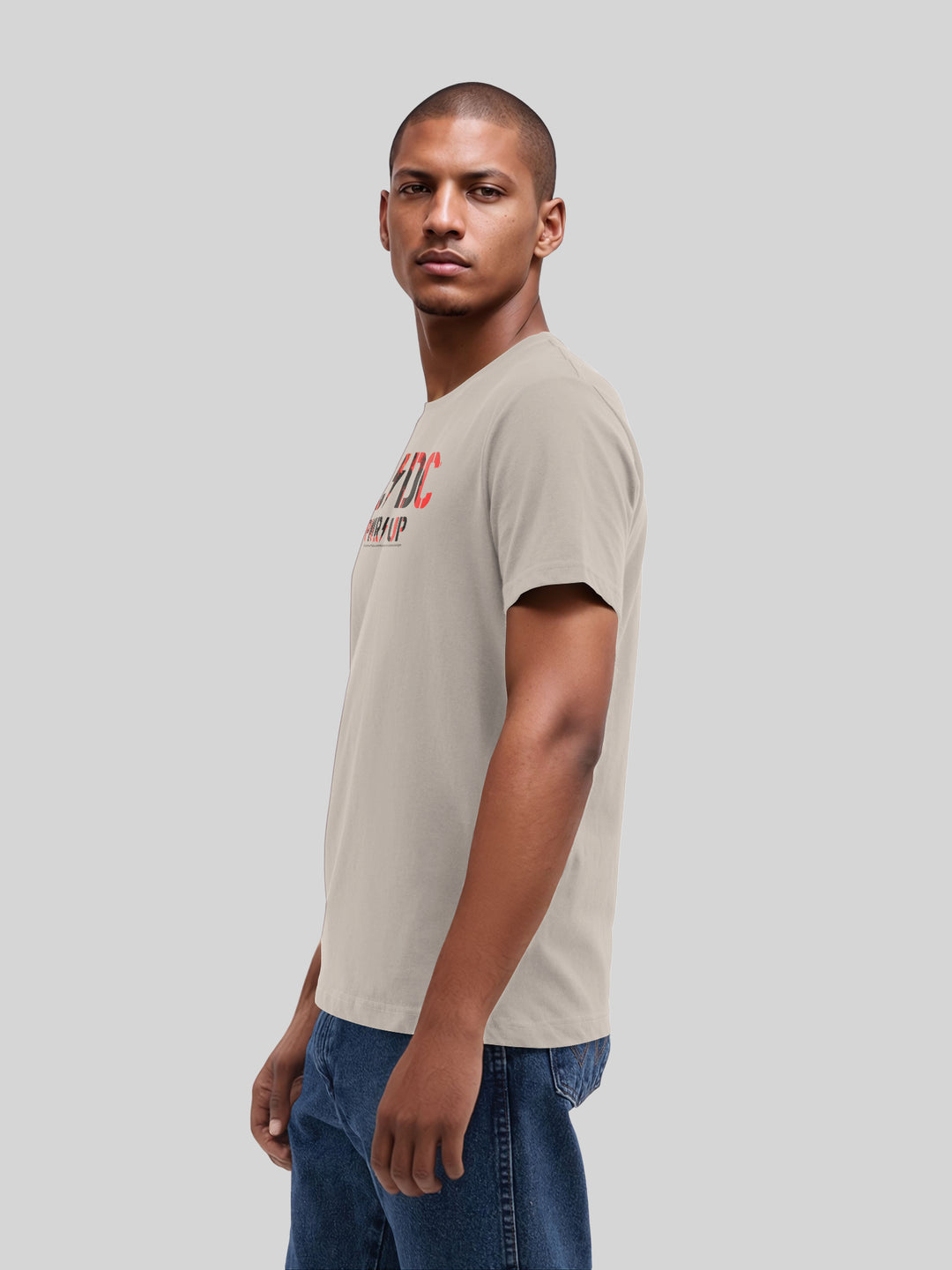 AC/DC PWRUP Photo Logo Organic T-Shirt