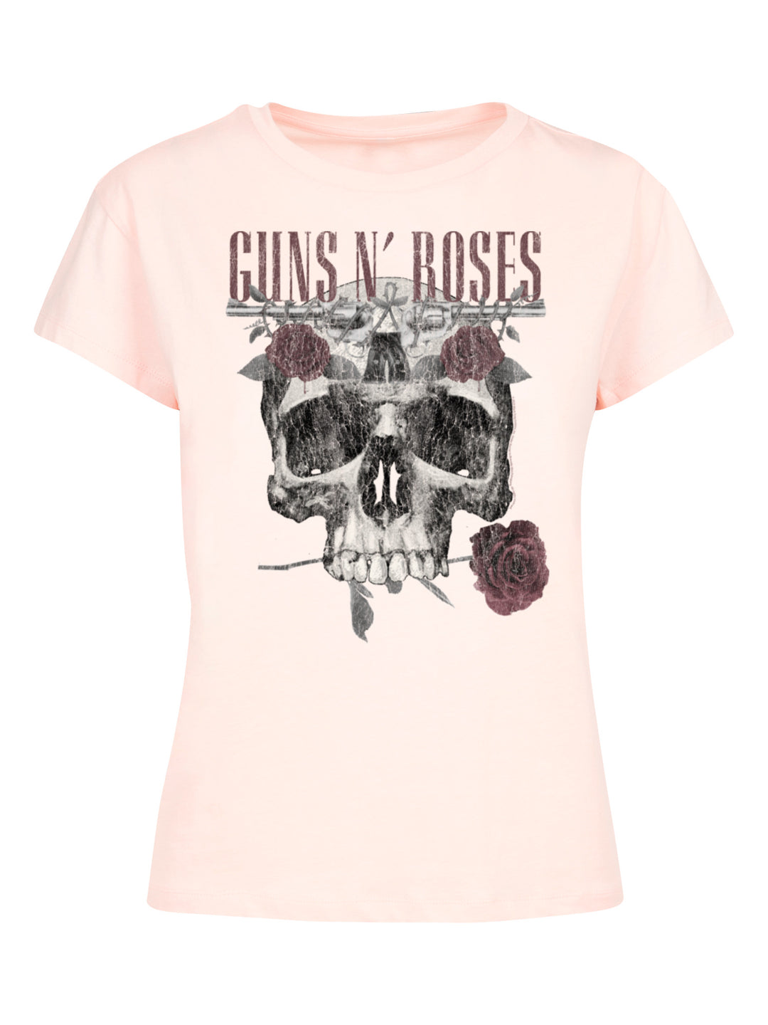 Guns N' Roses Roses Skull with Ladies Box Tee