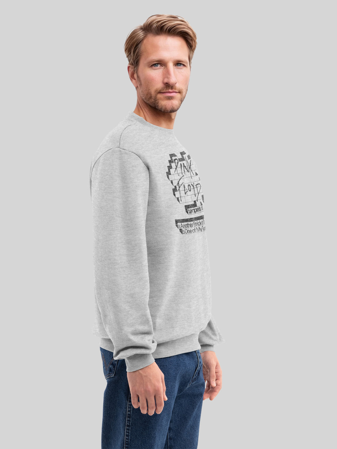 Pink Floyd Another Brick In The Wall Cover with True Blanks | Mens Regular Sweater