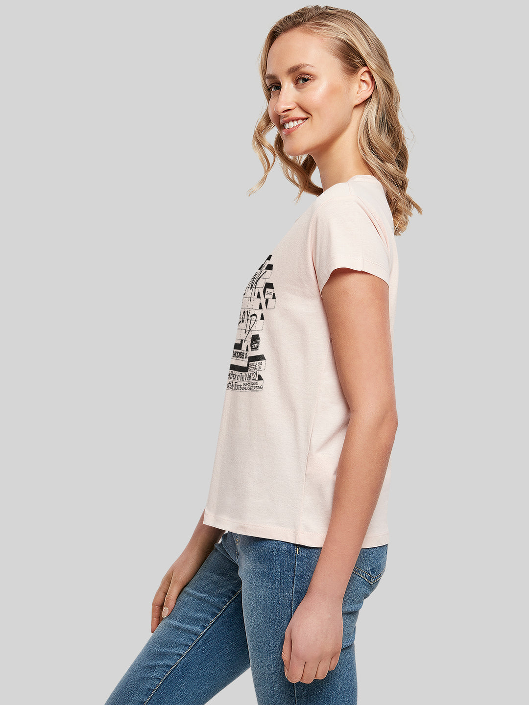 Pink Floyd Another Brick In The Wall Cover with Ladies Box Tee