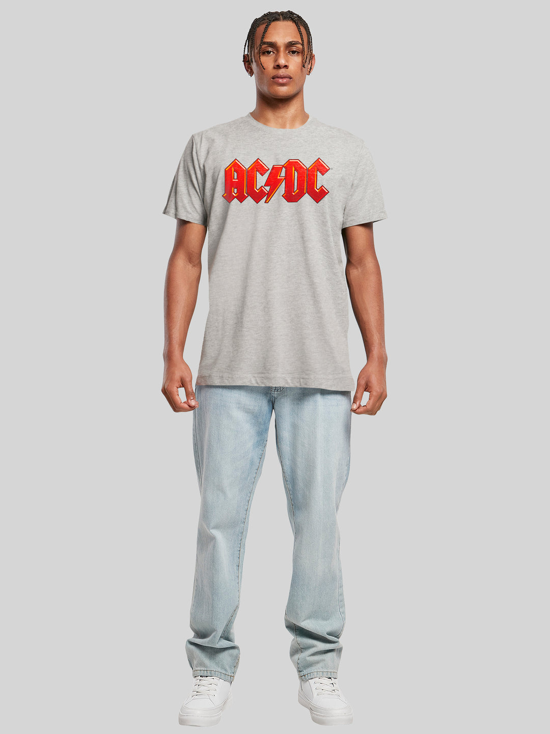 ACDC Dark Red Logo with T-Shirt Round Neck