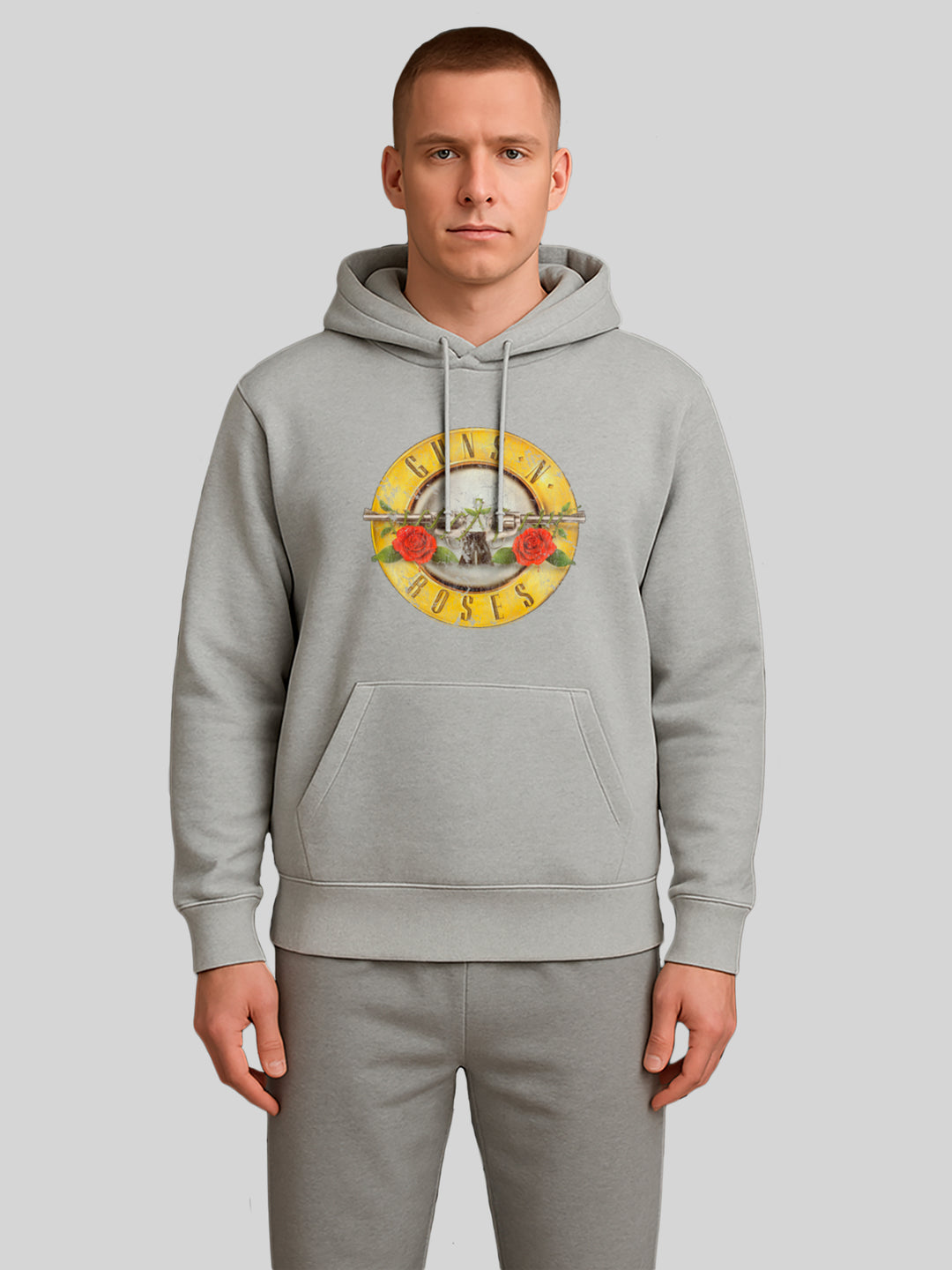 Guns 'n' Roses Vintage Bullet Logo Mens Regular Hoodie