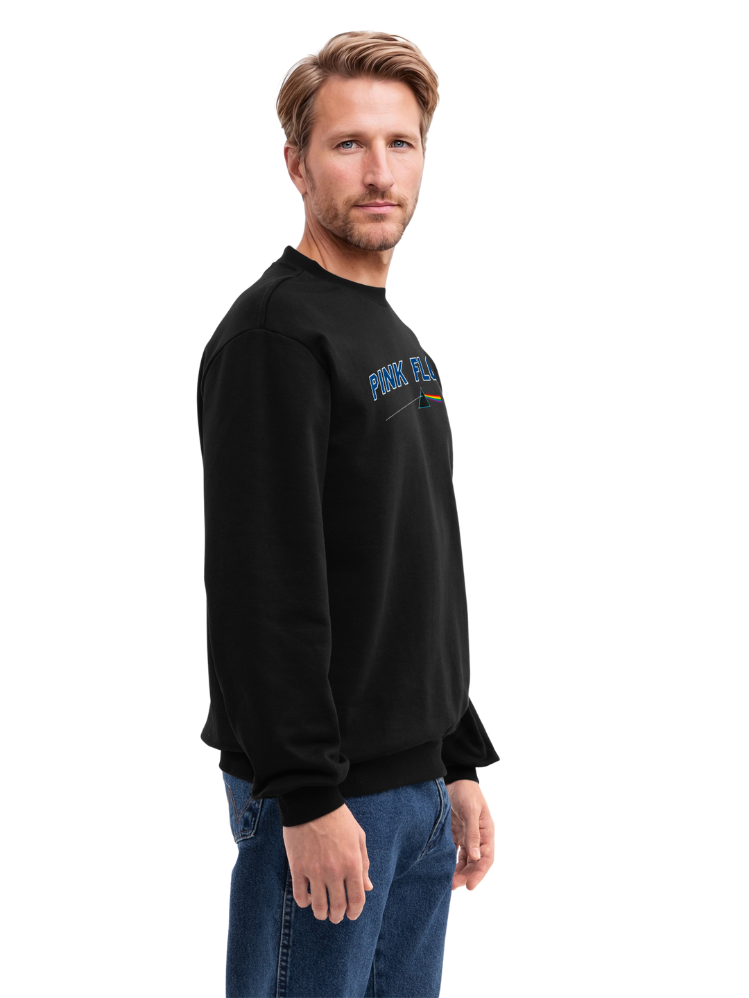 Pink Floyd College Prism with True Blanks | Mens Regular Sweater
