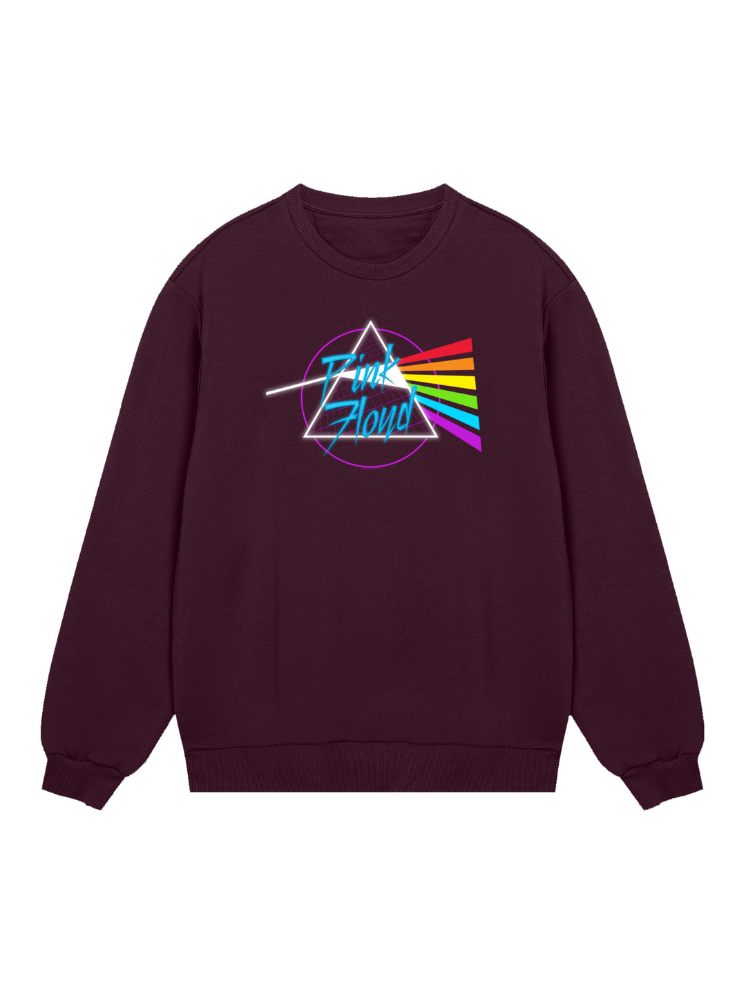 Pink Floyd Neon Dark Side with True Blanks | Mens Regular Sweater