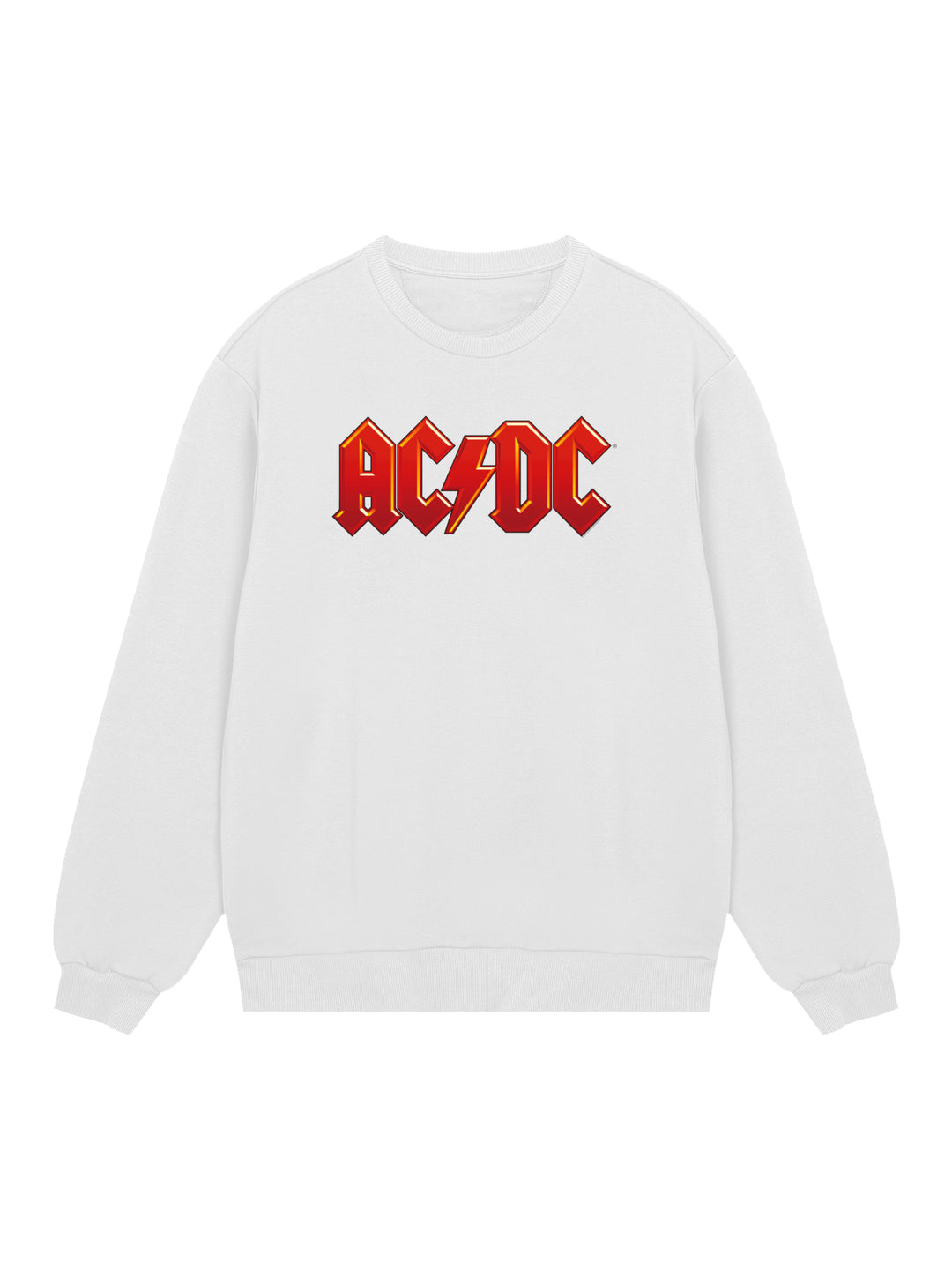 ACDC Dark Red Logo with True Blanks | Mens Regular Sweater