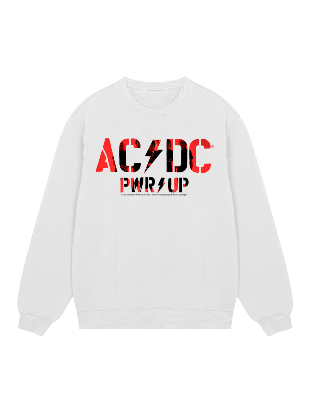 AC/DC PWRUP Photo Logo Organic Sweatshirt