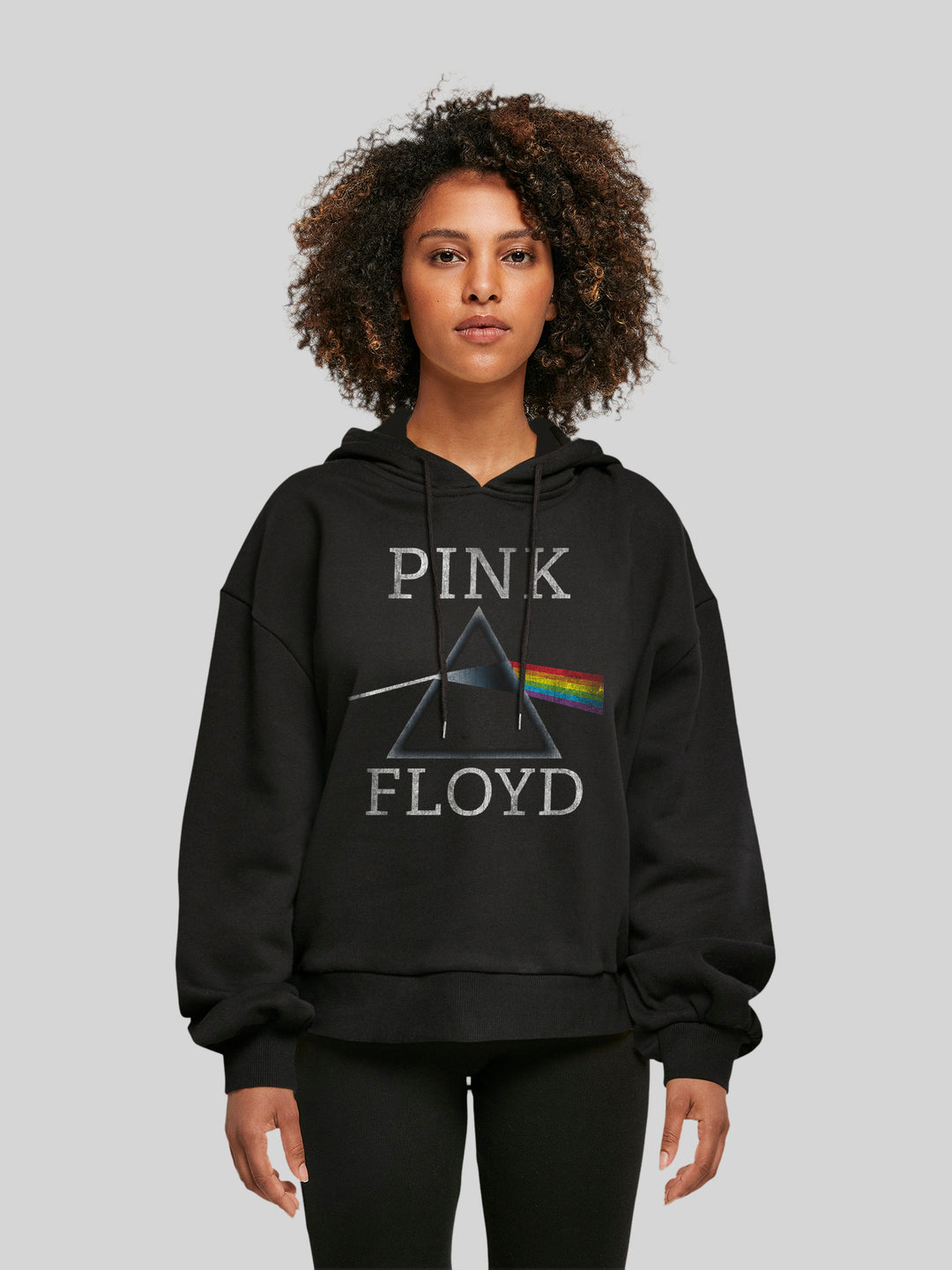 Pink Floyd Dark Side Of The Moon with Ladies Organic Oversized Hoody