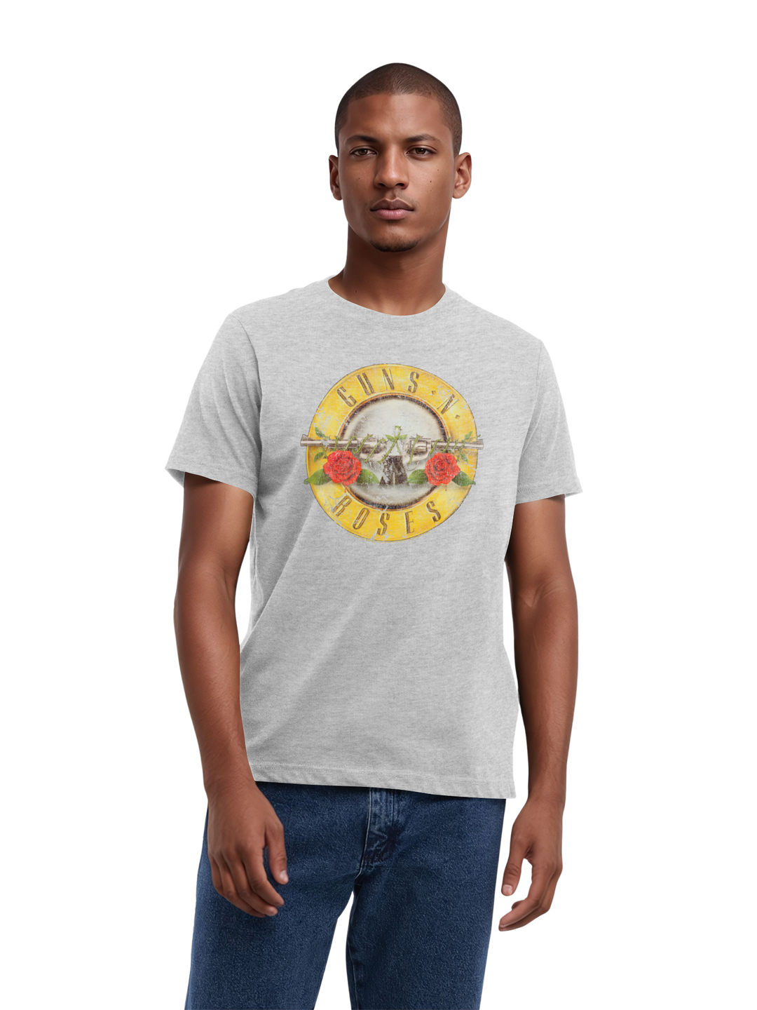 Guns 'n' Roses Vintage Bullet Logo with True Blanks | Mens Regular