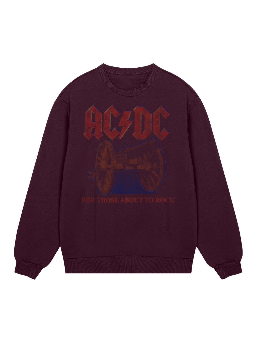 AC/DC For Those About To Rock Canon Men's Organic Sweatshirt