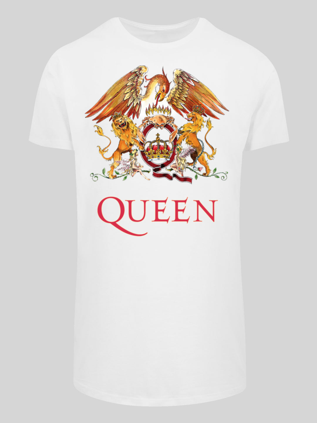 Queen T-Shirt | Classic Crest | Extra Long Men T Shirt
