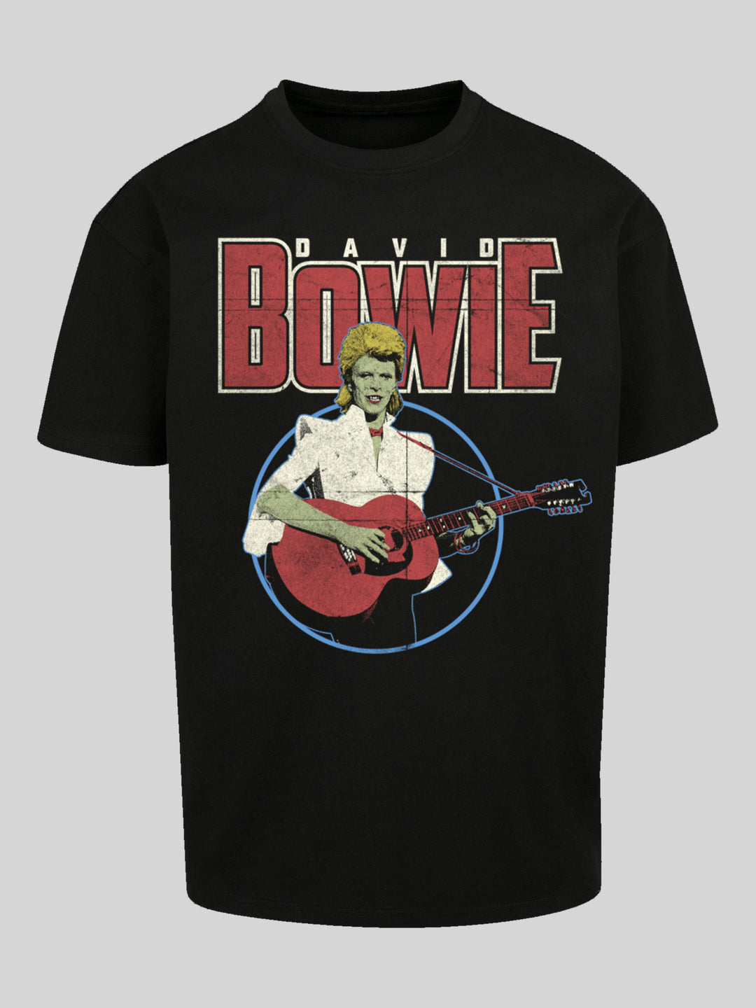 David Bowie T-Shirt | Acoustic Bootleg | Oversize Heavy Men T Shirt