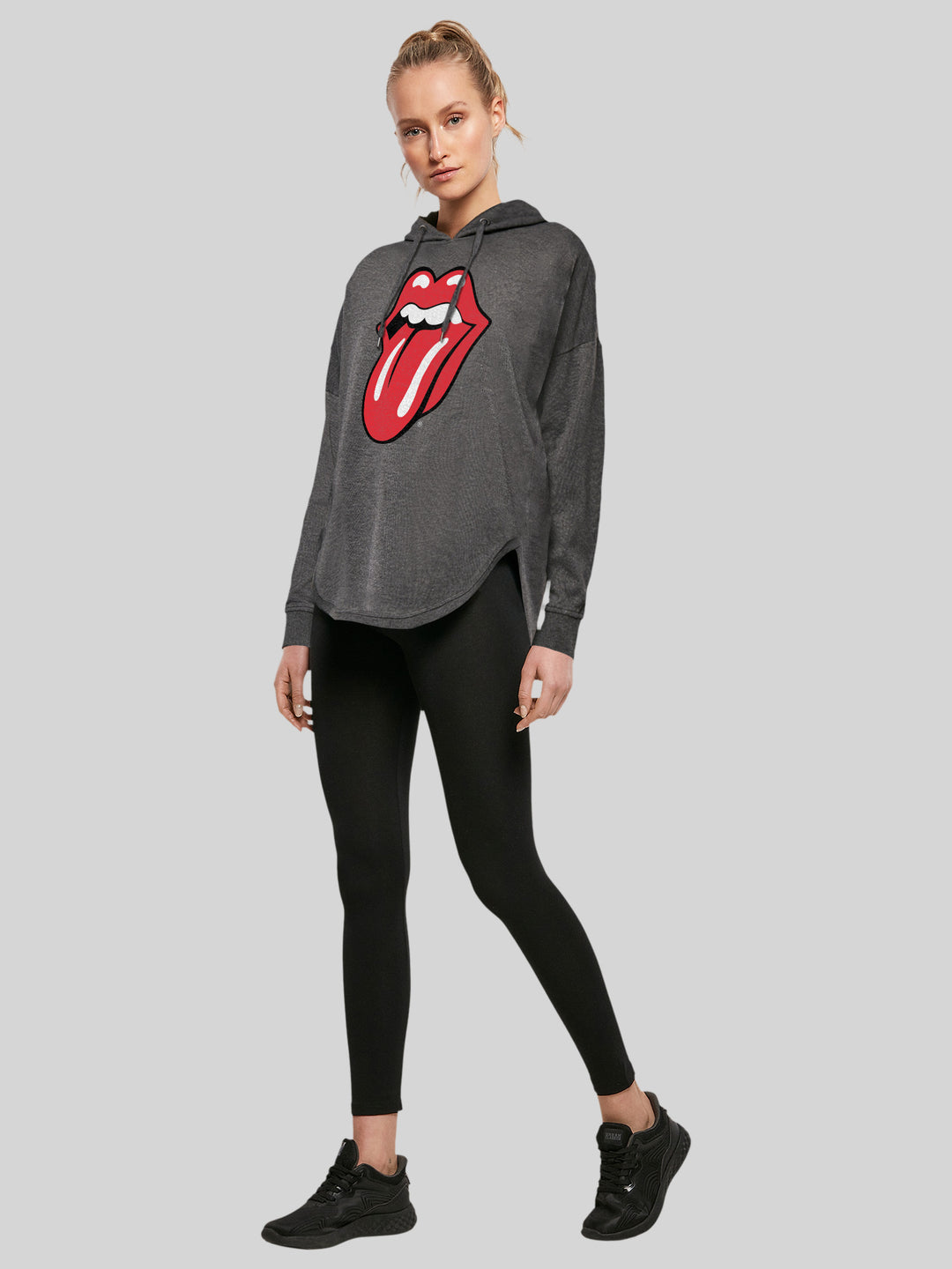 The Rolling Stones Classic Tongue Oversized Ladies Hoodie