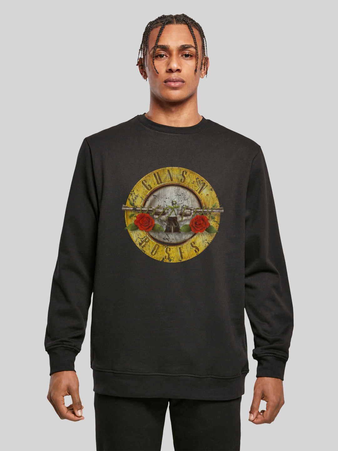 Guns 'n' Roses Sweatshirt | Vintage Classic Logo Men | Longsleeve Sweater