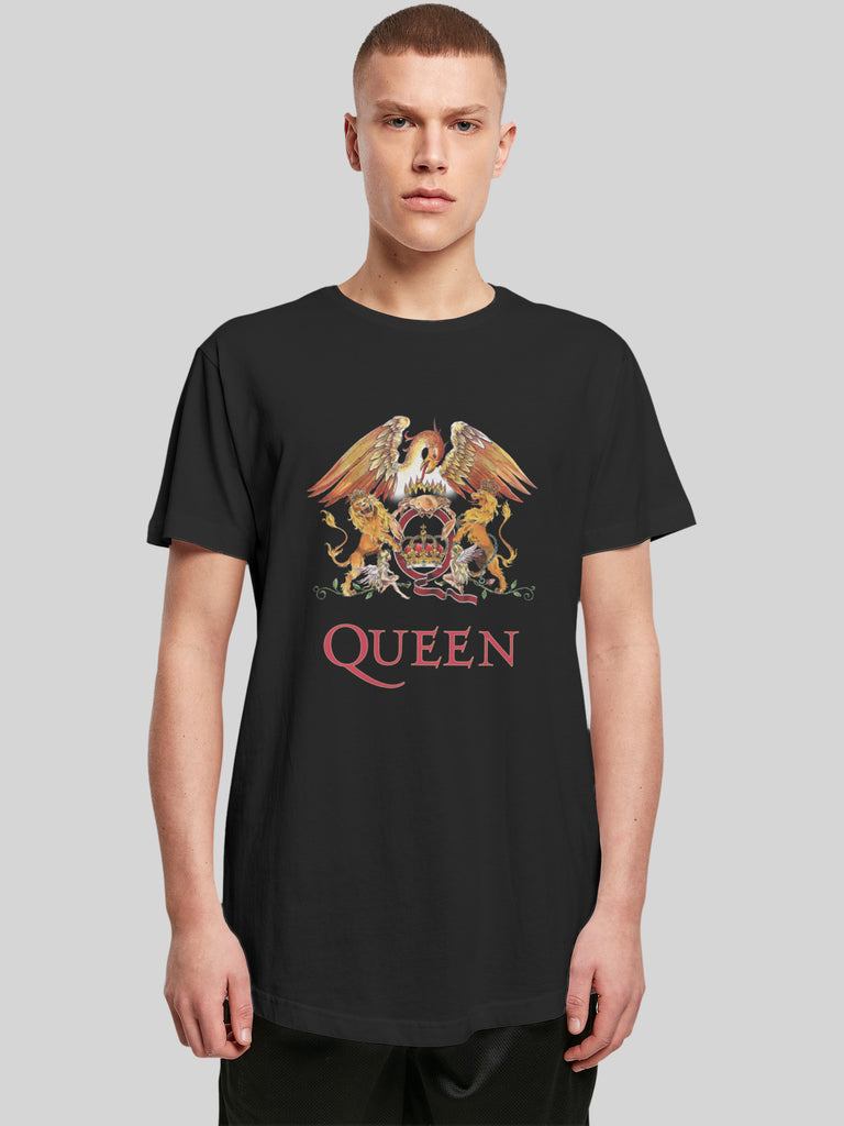 | T-Shirt T F4NT4STIC | Shirt Men Crest Extra Classic Queen – Long