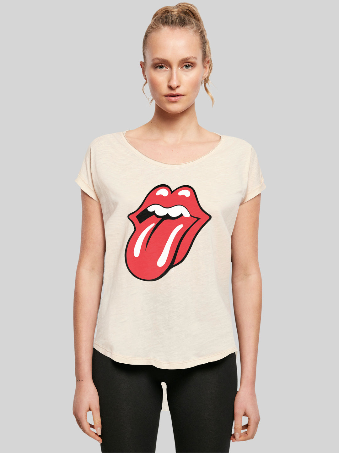 The Rolling Stones T-Shirt | Classic Tongue | Premium Long Ladies Tee