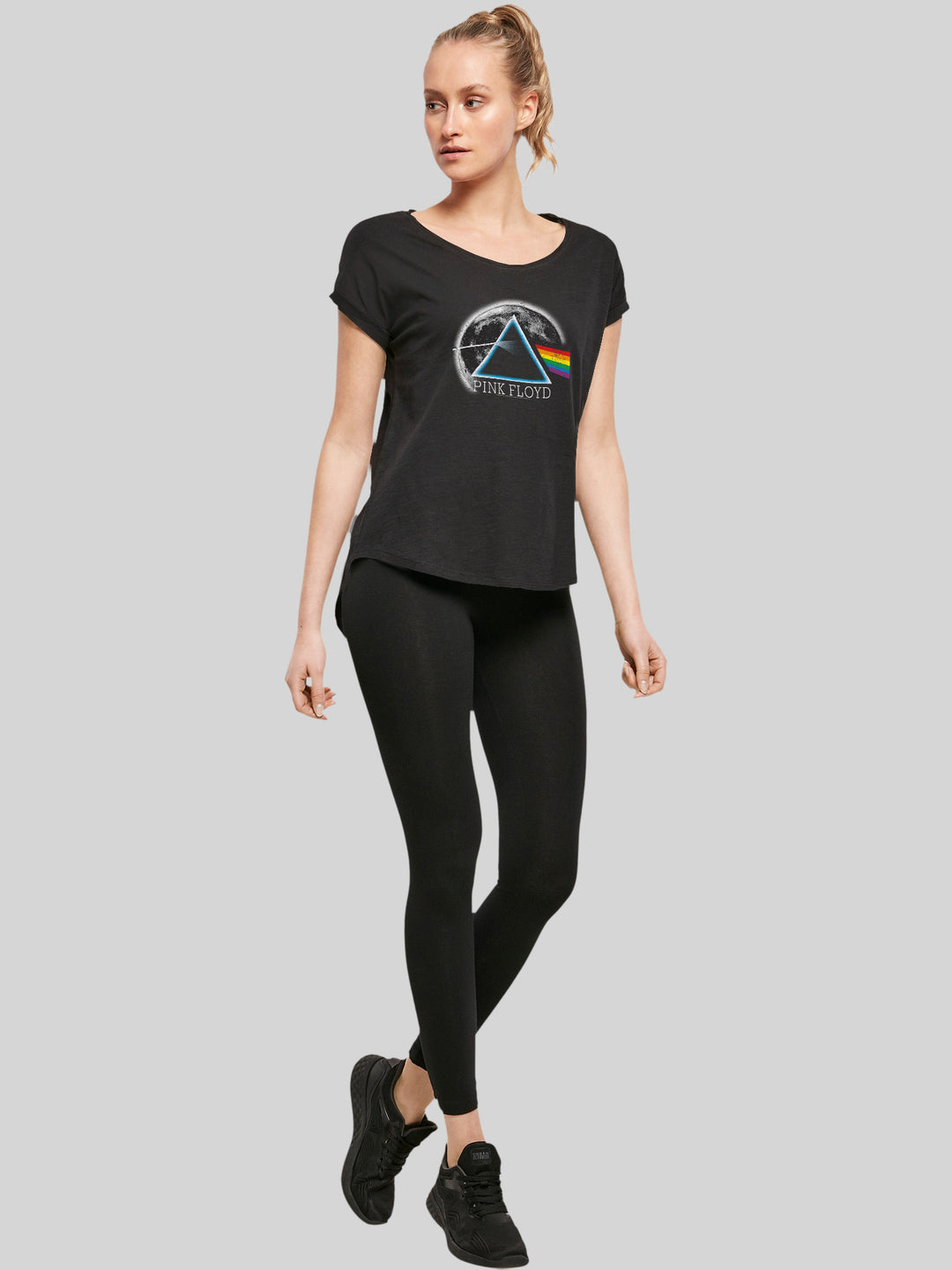 Pink Floyd T-Shirt | Dark Side of The Moon | Premium Long Damen T Shirt