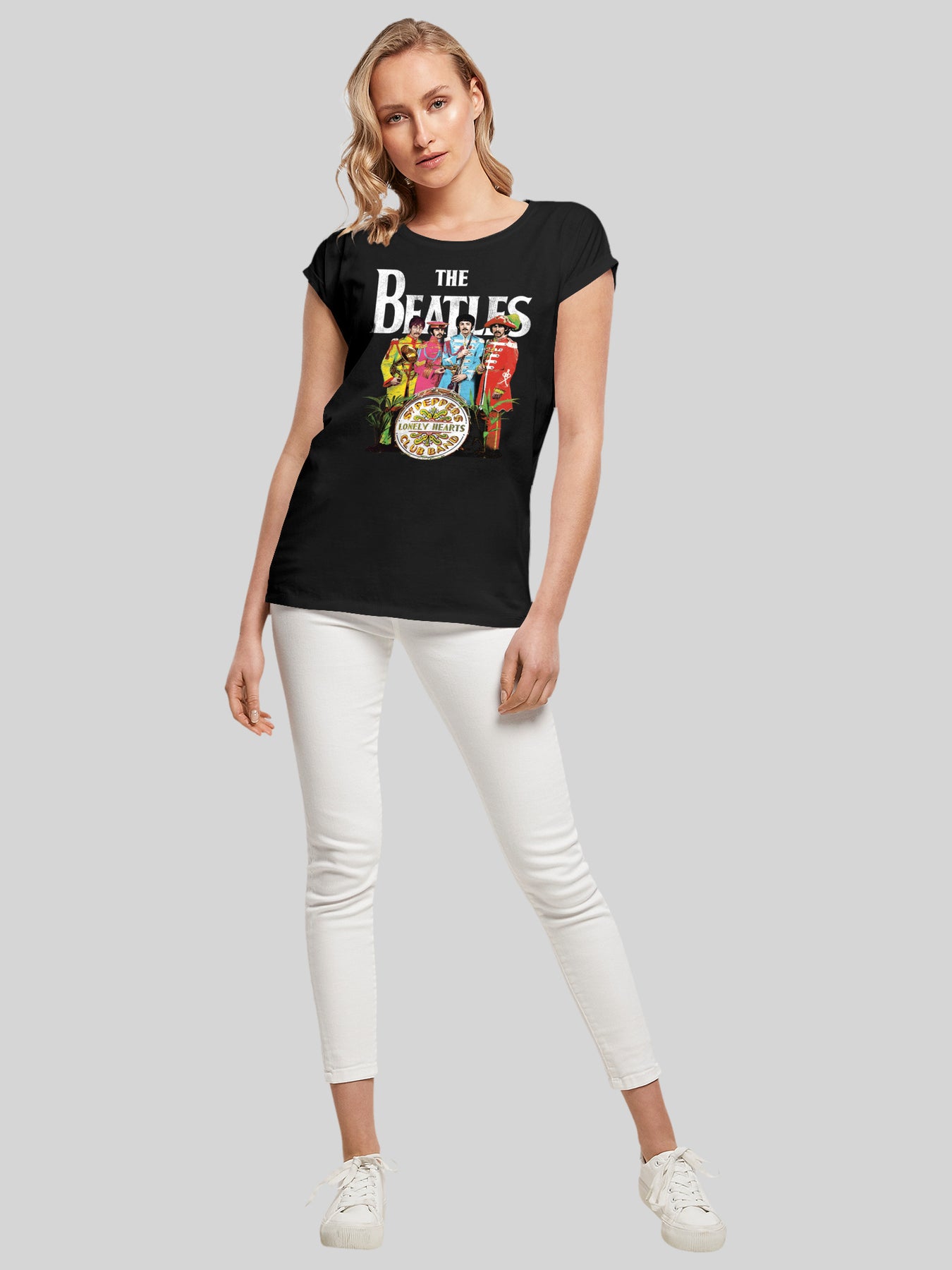 | | Short The F4NT4STIC Pepper Tee Ladies Sgt Premium – Sleeve T-Shirt Beatles