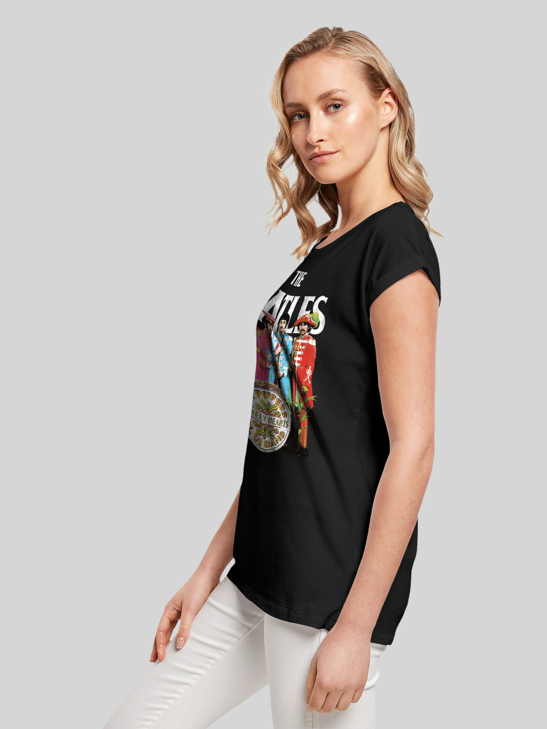 The Beatles T-Shirt Ladies Tee Short Sleeve Pepper Premium | – Sgt F4NT4STIC 