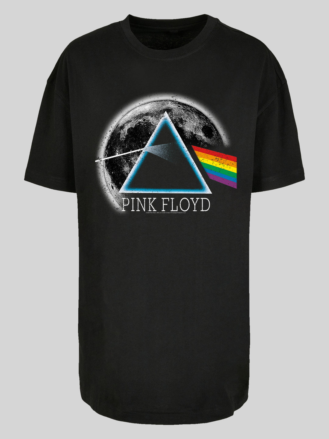 Side The T-Shirt | Dark Boyfriend | Pink Damen Oversize – F4NT4STIC of Floyd Moon