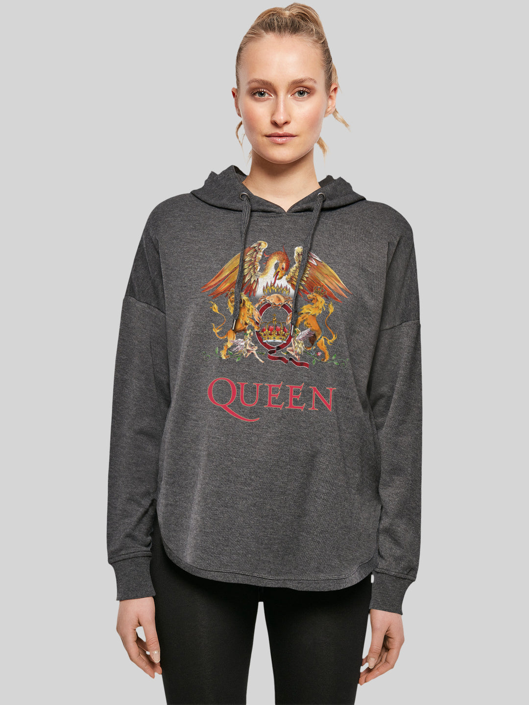 Queen Ladies Hoodie | Classic Crest  | Premium Oversize Hoody