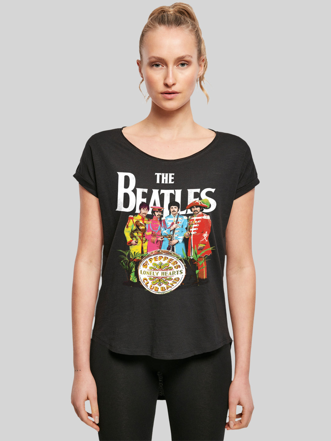 The Beatles T-Shirt | Sgt Pepper | Premium Long Ladies Tee