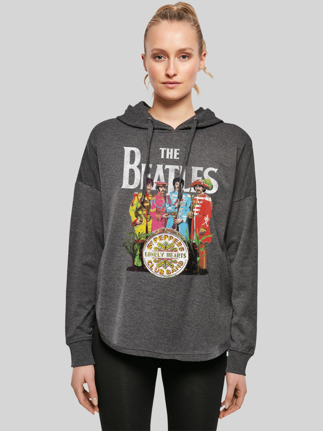 F4NT4STIC Oversize – | Hoodie Sgt The Beatles | Ladies Hoody Pepper Premium