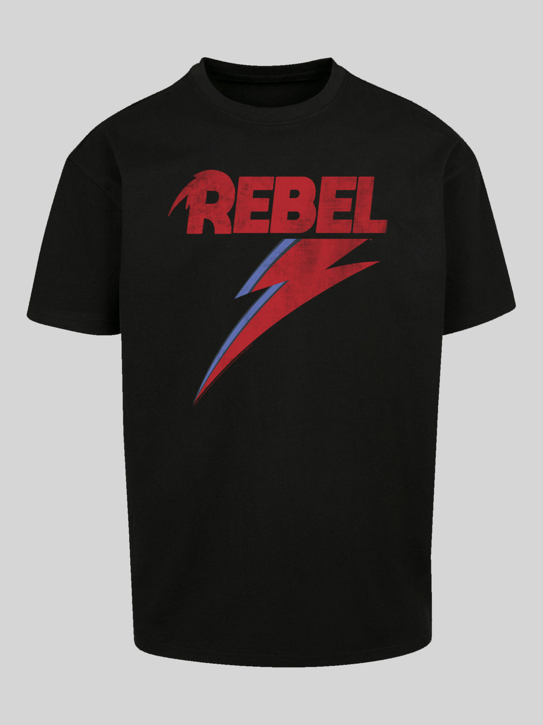 David Bowie T-Shirt | Distressed Rebel | Oversize Heavy Herren T Shirt