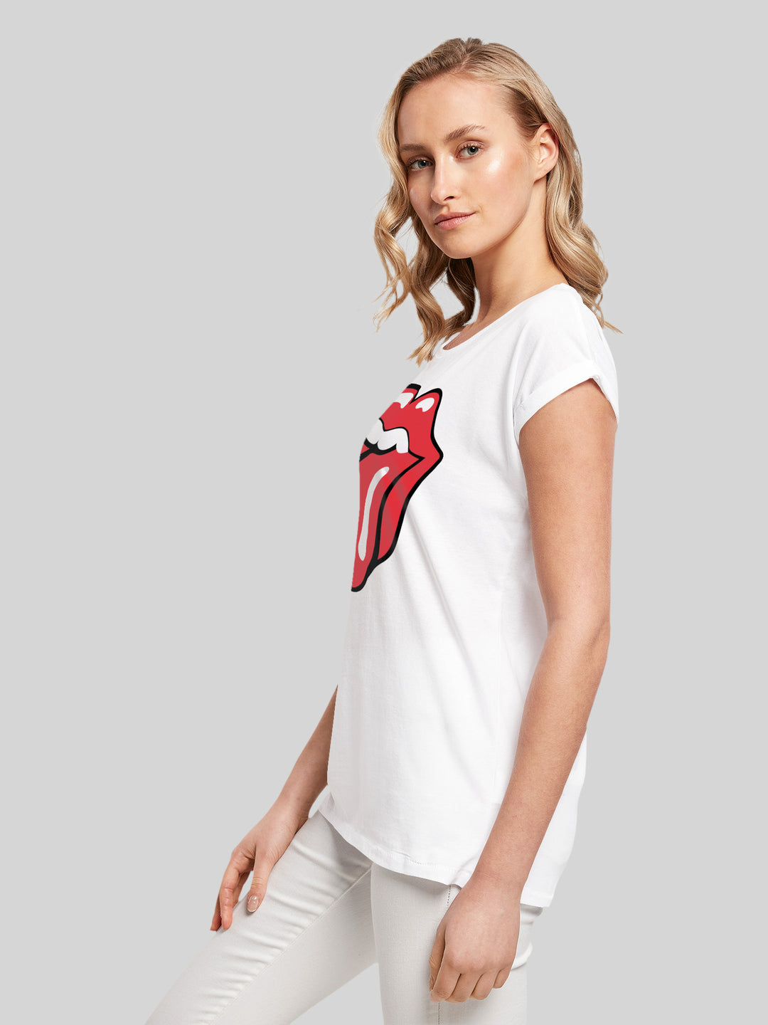 The Rolling Stones T-Shirt | Classic Tongue | Premium Short Sleeve Lad –  F4NT4STIC | T-Shirts