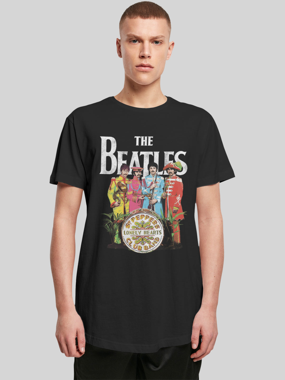 The Beatles T-Shirt | Sgt T – F4NT4STIC Men Pepper Long | Extra Shirt