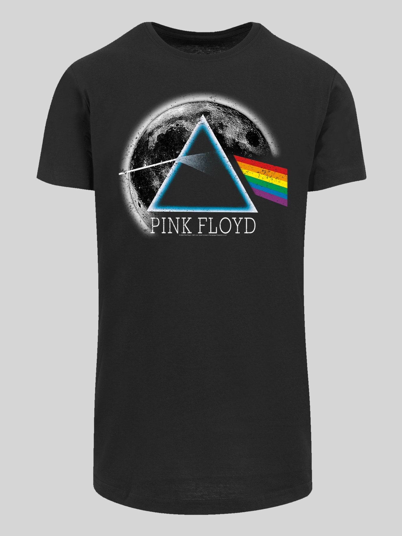 Pink Floyd T-Shirt The Moon Side | T Men of | F4NT4STIC – Extra Long Dark Shirt