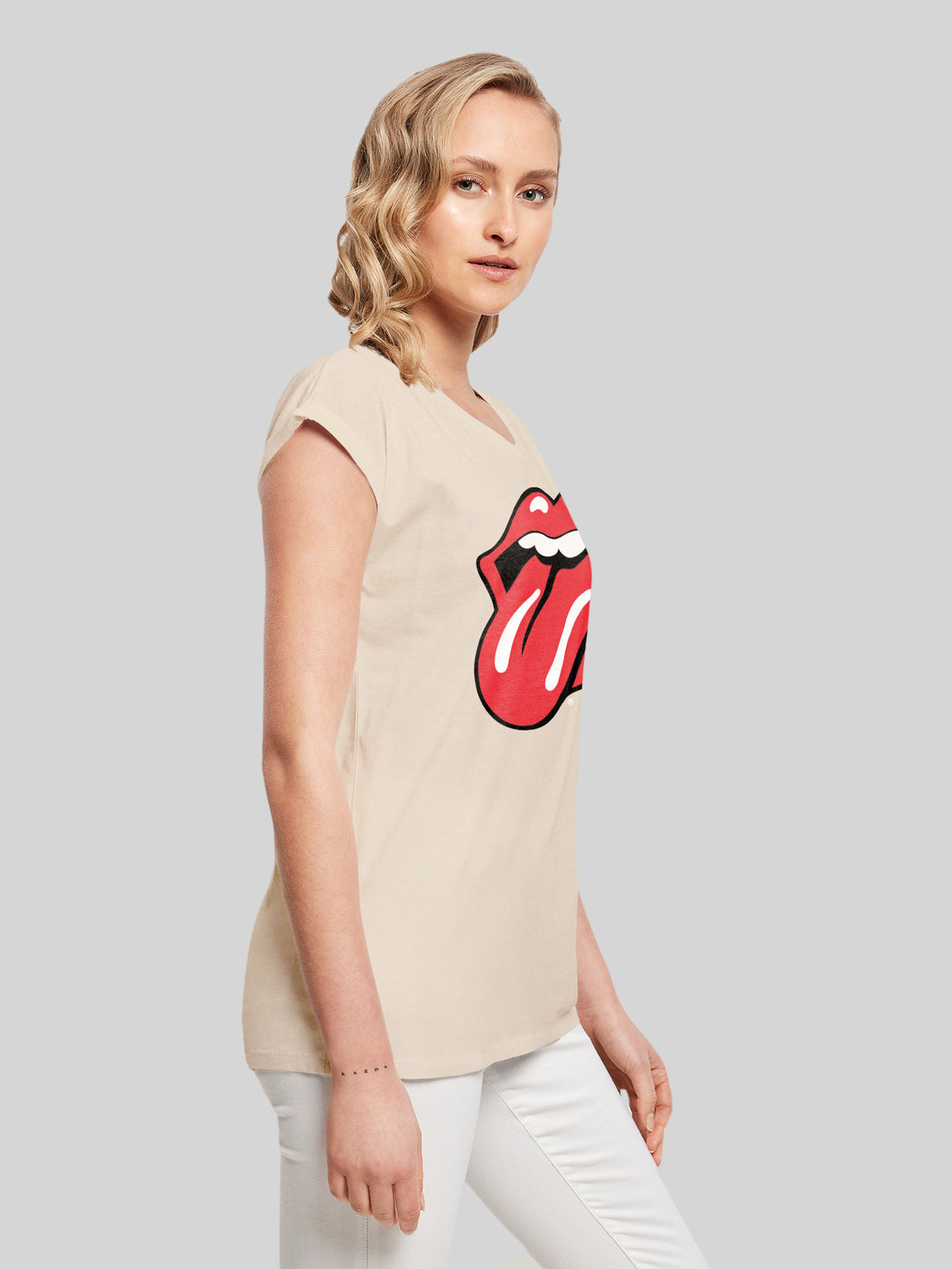 The Rolling Stones T-Shirt | Classic Tongue | Premium Short Sleeve Lad –  F4NT4STIC