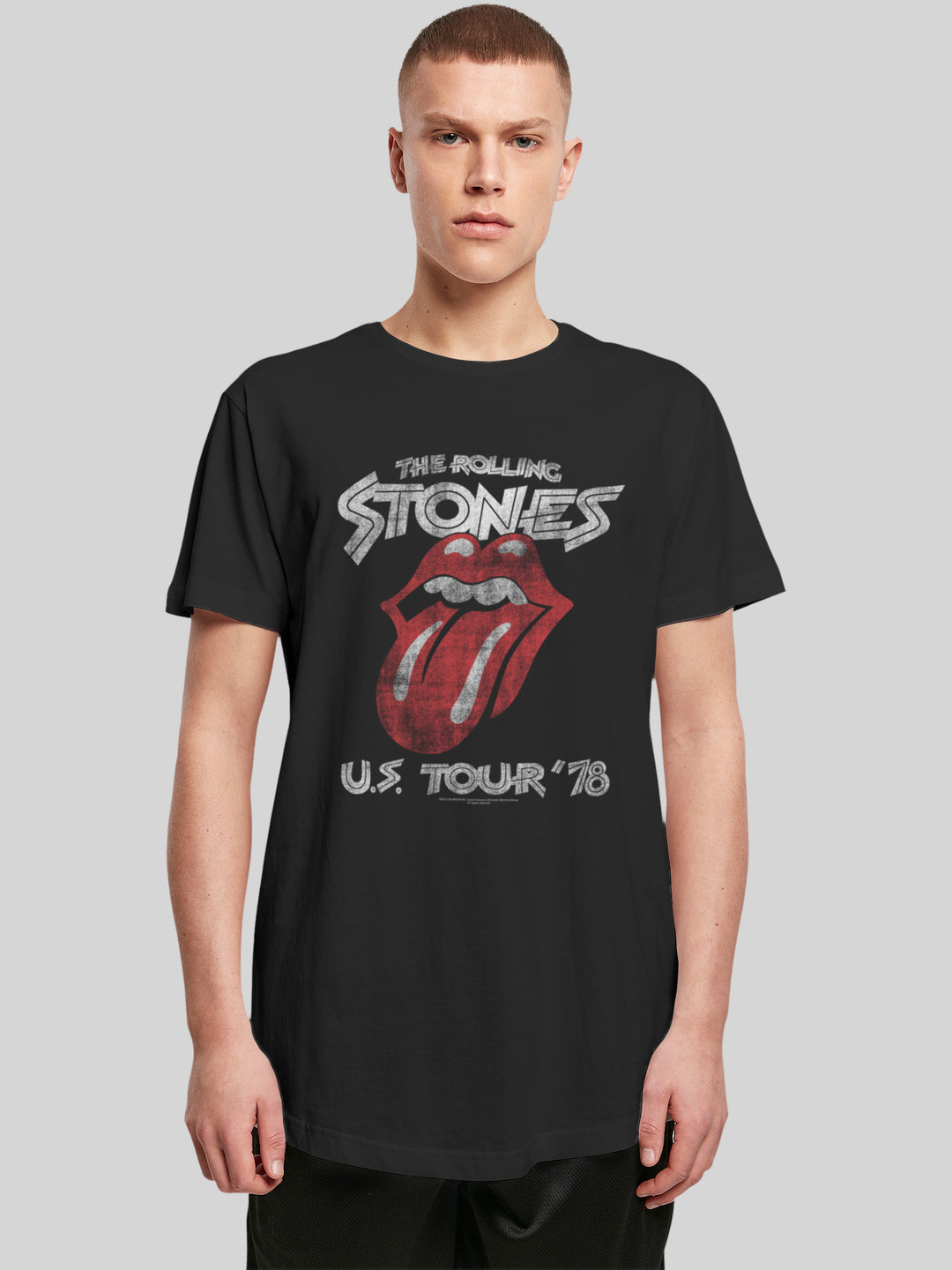 The Rolling Stones T-Shirt | US Tour '78 | Extra Long Herren T Shirt