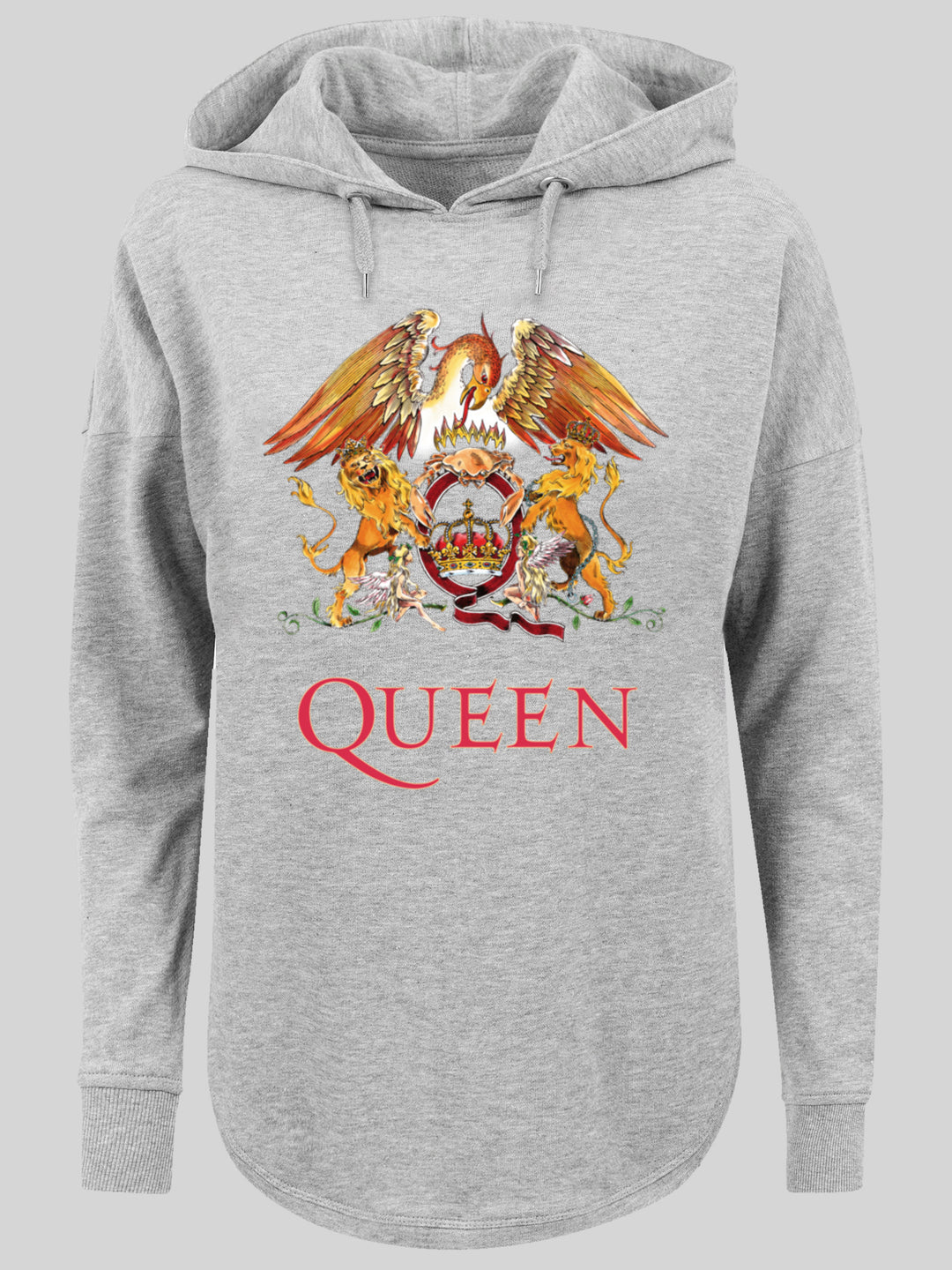 Queen Damen Hoodie | Classic Crest  | Premium Oversize Kapuzenpullover