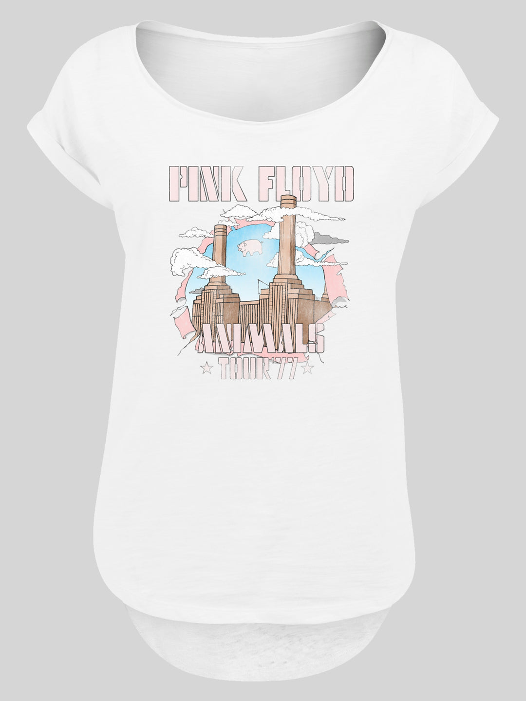 Pink Floyd T-Shirt | Animal Factory | Premium Long Ladies Tee