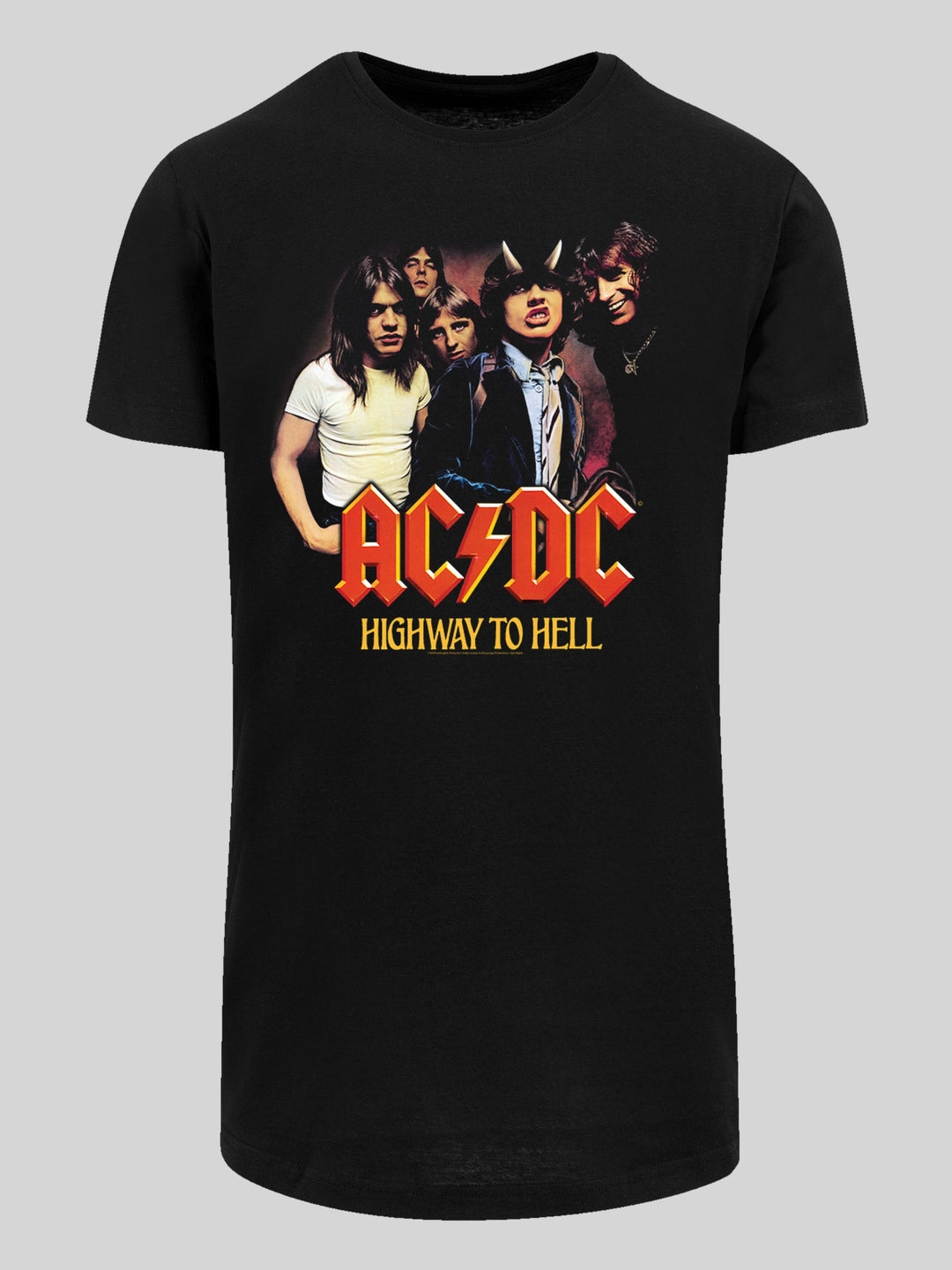 ACDC T-Shirt | Highway To Hell Group | Extra Long Men T Shirt