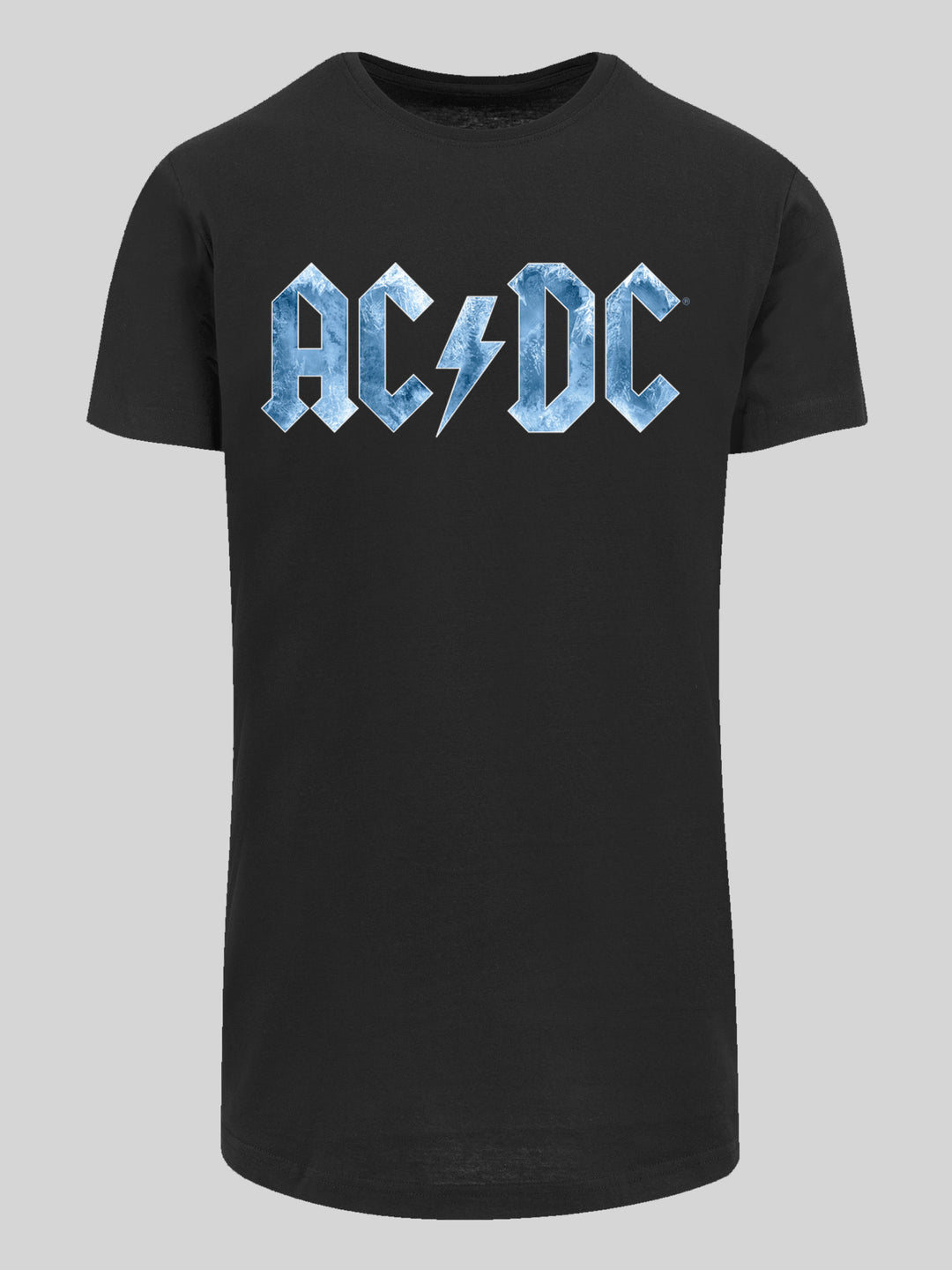 ACDC T-Shirt | Blue Ice Logo | Extra Long Men T Shirt