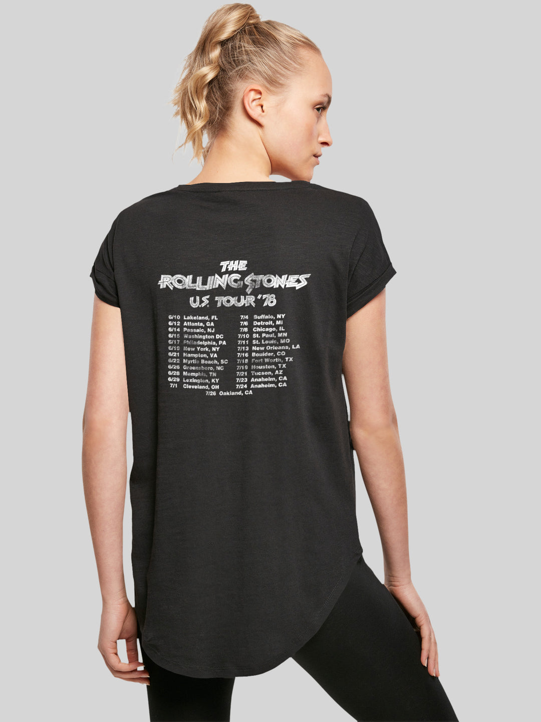 The Rolling Stones T-Shirt | US Tour '78 | Premium Long Ladies Tee