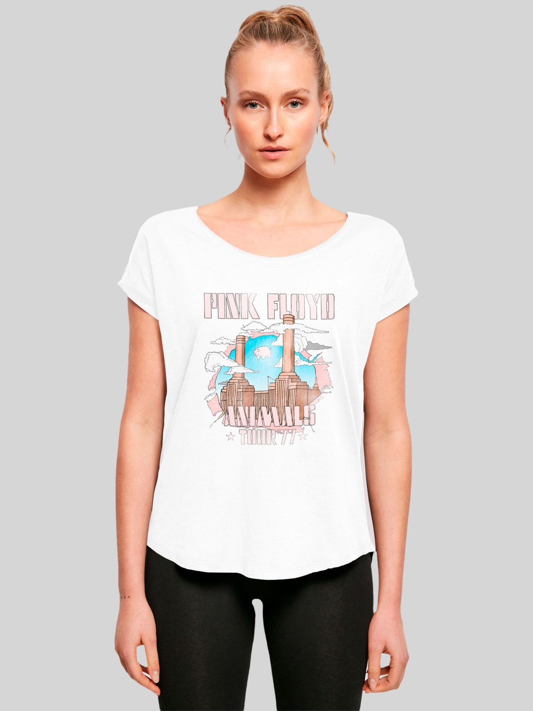 Pink Floyd T-Shirt | Animal Factory | Premium Long Ladies Tee – F4NT4STIC