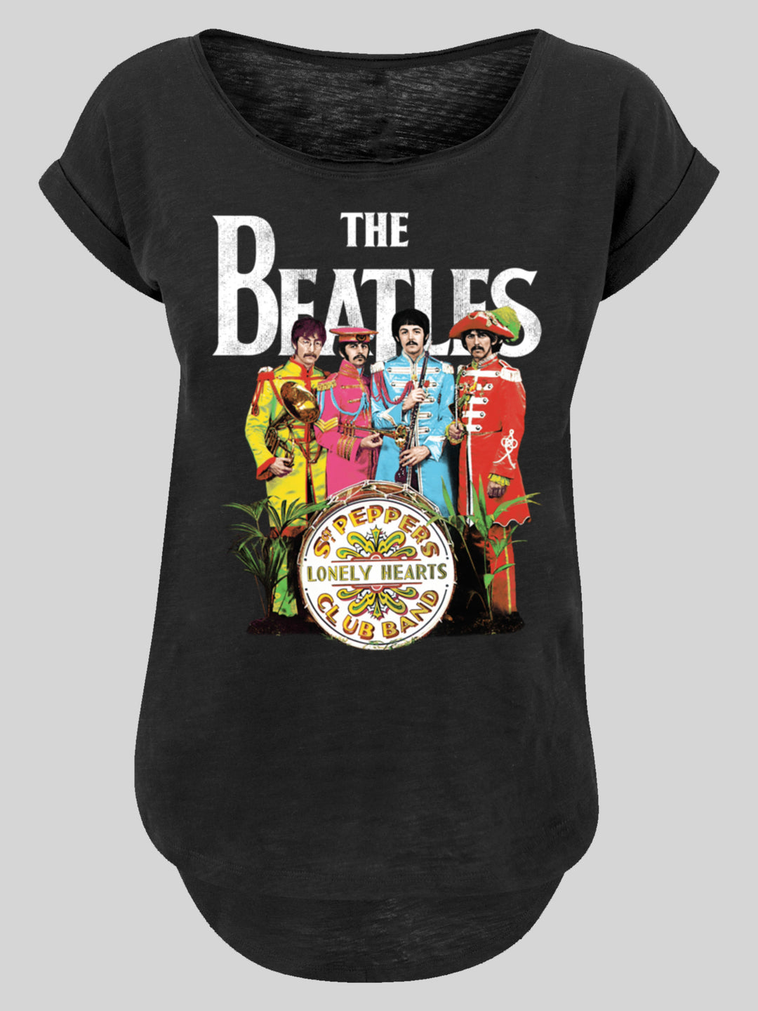 The Beatles T-Shirt | Sgt Pepper | Premium Long Damen T Shirt