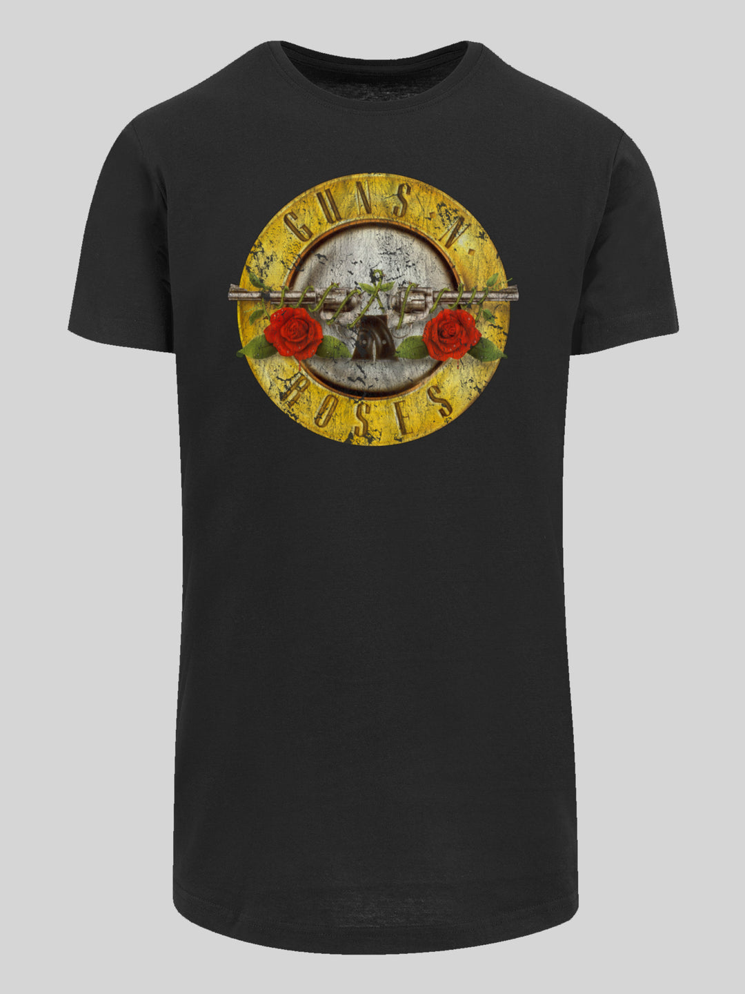 Guns 'n' Roses T-Shirt | Vintage Classic Logo | Extra Long Men T Shirt