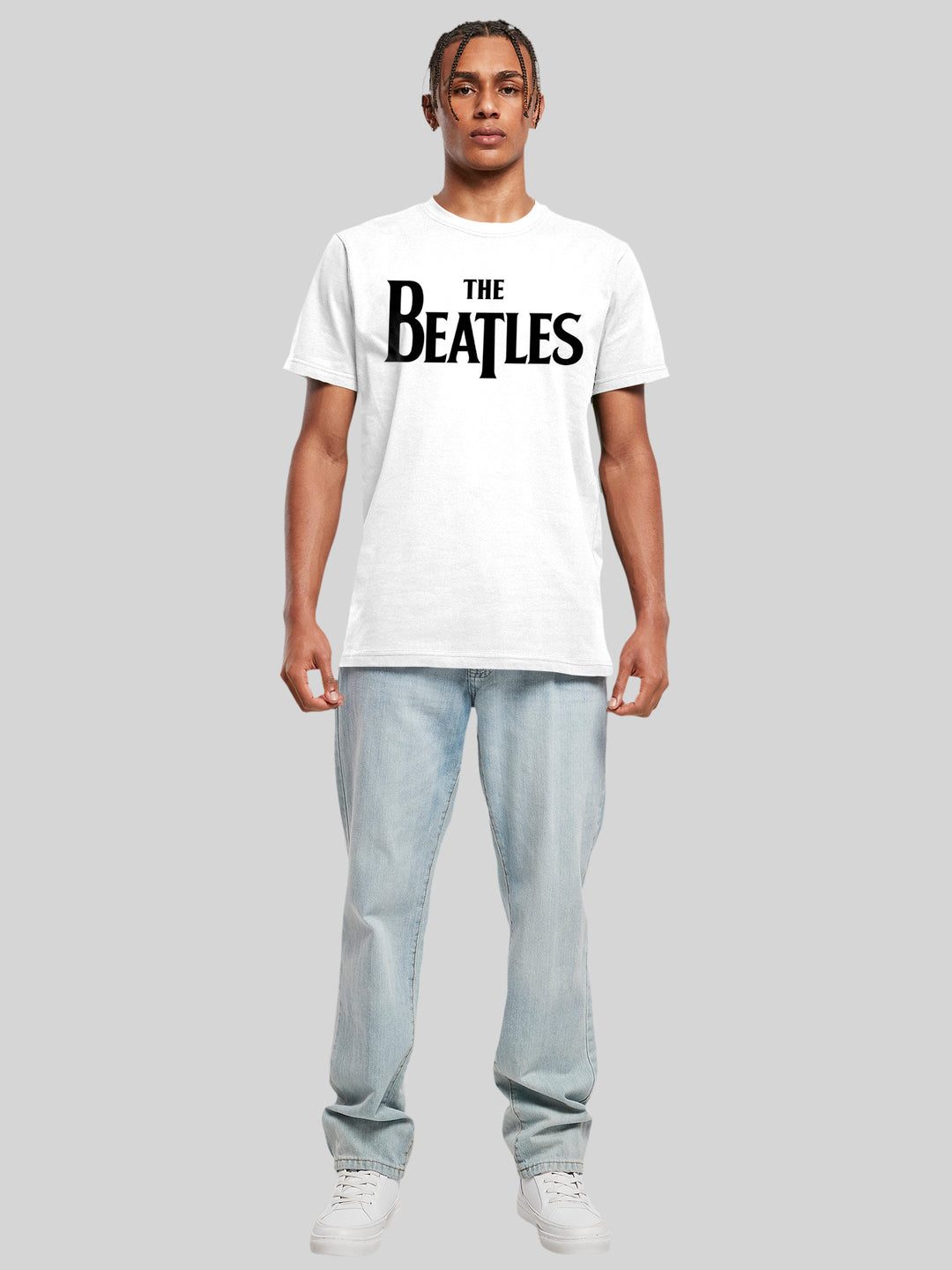 Premium T-Shirt Beatles | T Logo | T F4NT4STIC Black – The Drop Men Shirt
