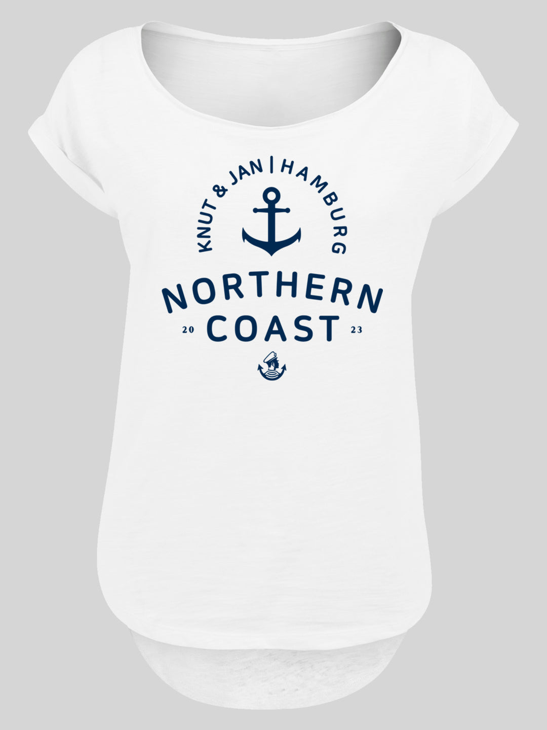 YVA | Damen T-Shirt Lang Nordsee