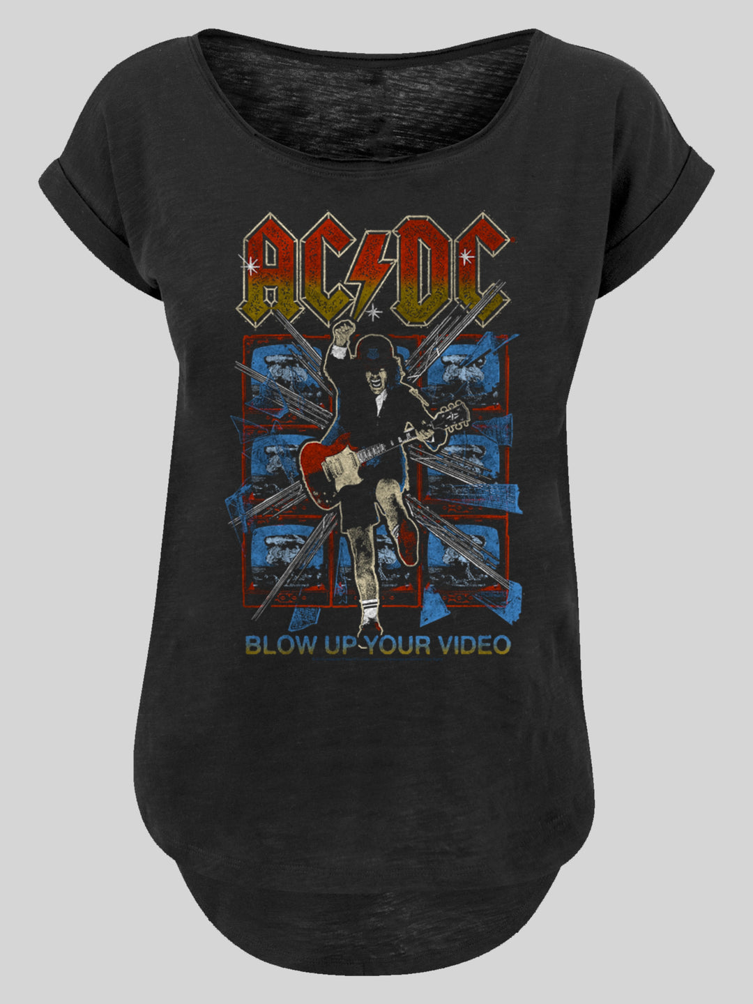 ACDC T-Shirt | Blow Up Your Video | Premium Long Ladies Tee