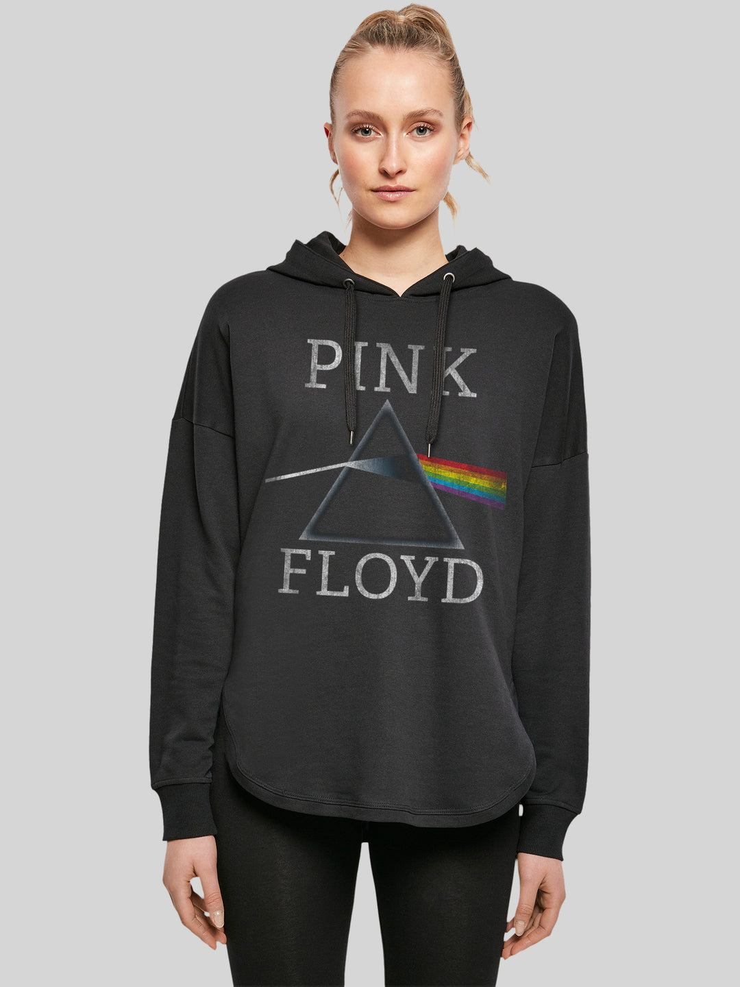 Pink Floyd Damen Hoodie | Dark Side Of The Moon  | Premium Oversize Kapuzenpullover