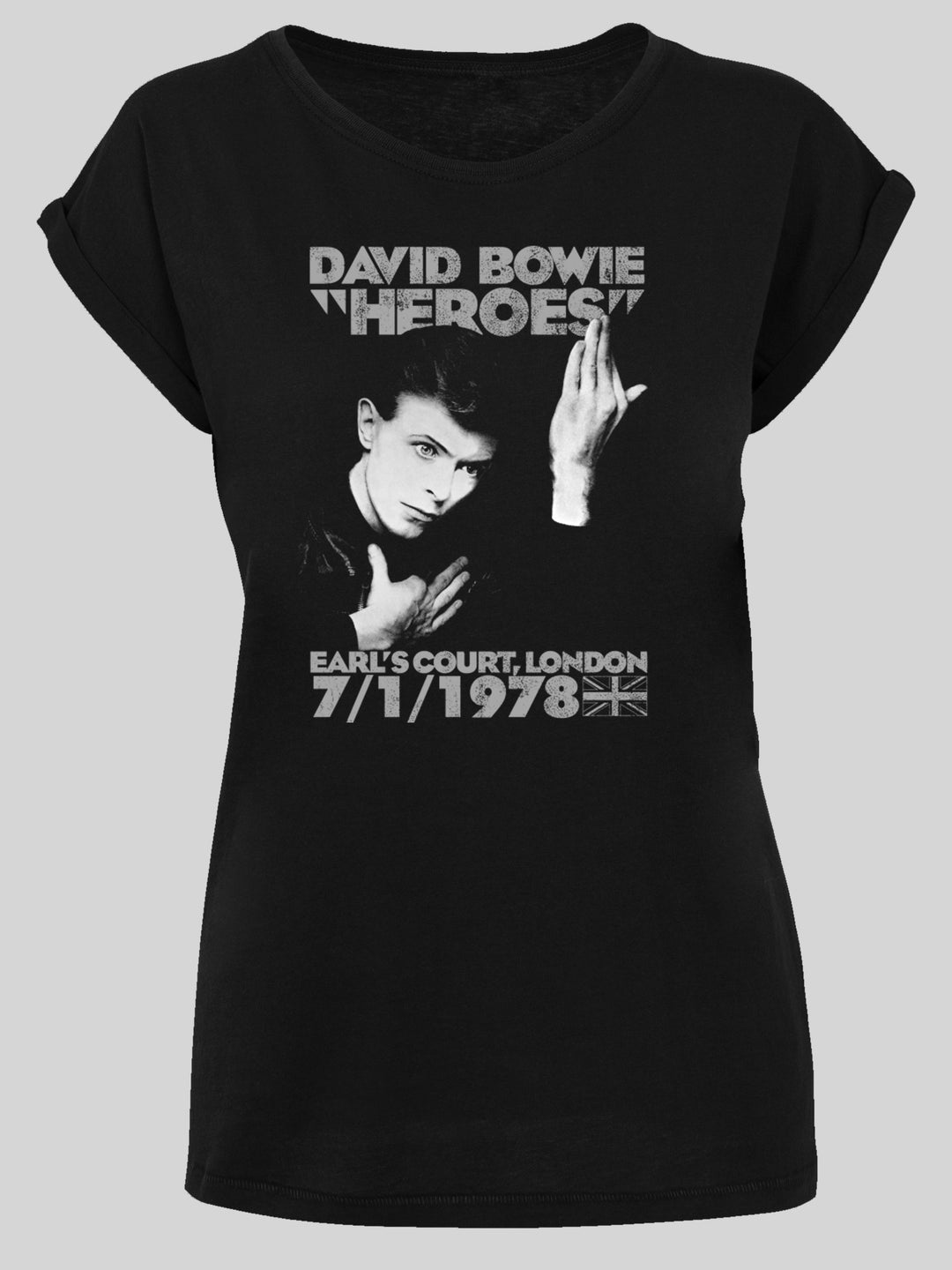 David Bowie T-Shirt | Earls Court Heroes | Premium Kurzarm Damen T Shirt
