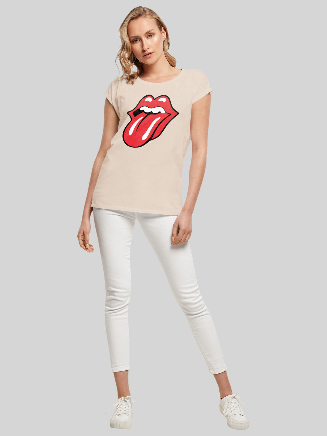 The Rolling Stones T-Shirt | Classic Tongue | Premium Kurzarm Damen T Shirt