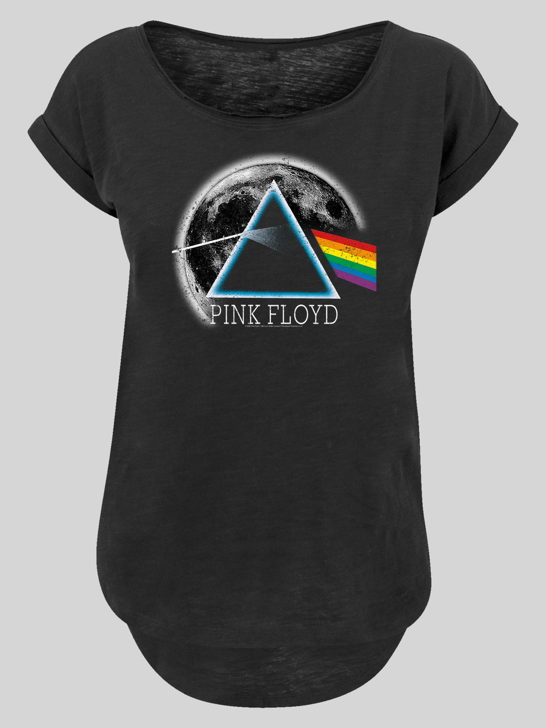 Pink Floyd T-Shirt | Dark Side of The Moon | Premium Long Ladies Tee