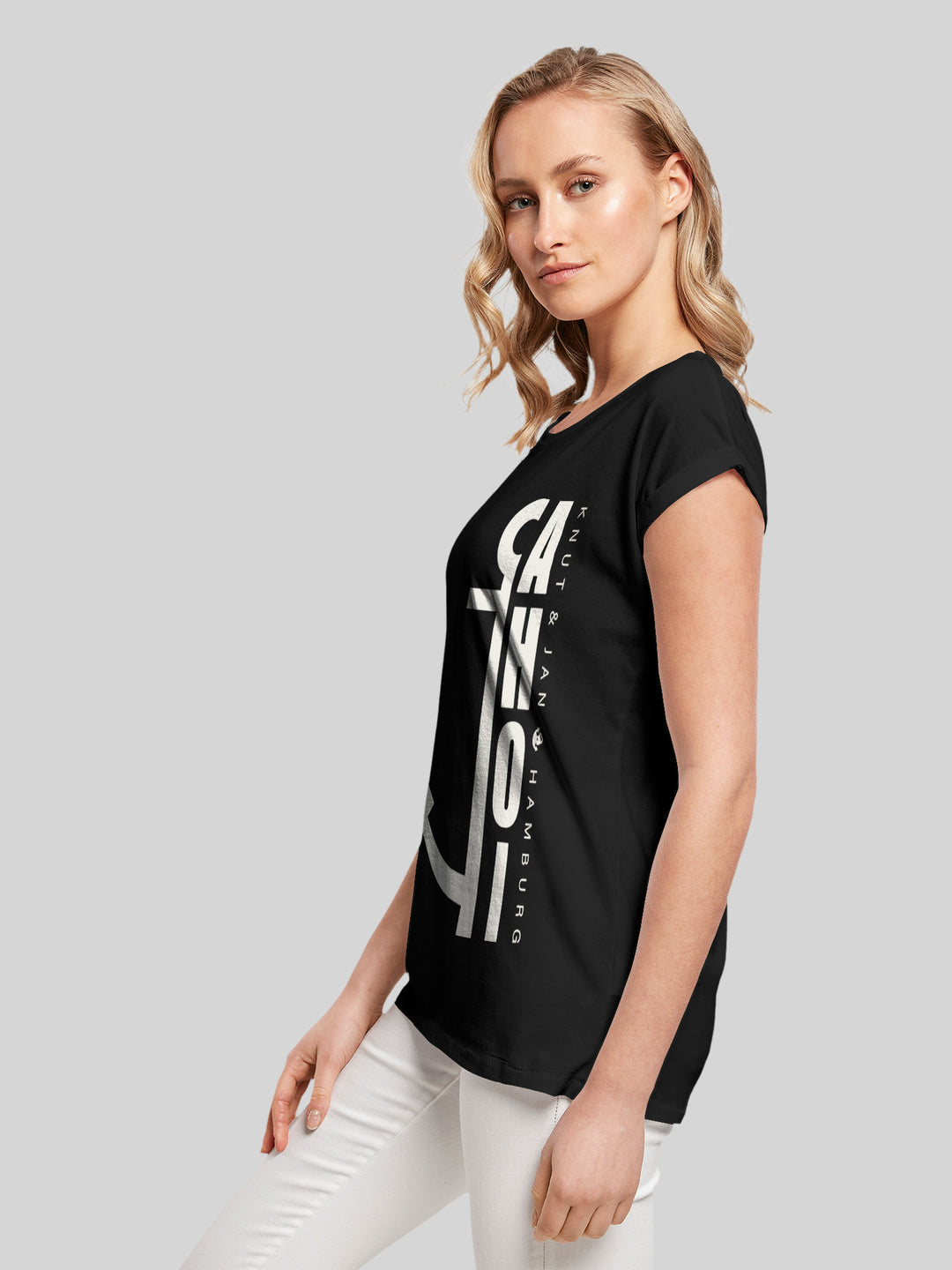 MALIN | T-Shirt Damen Ahoi Anker Crop