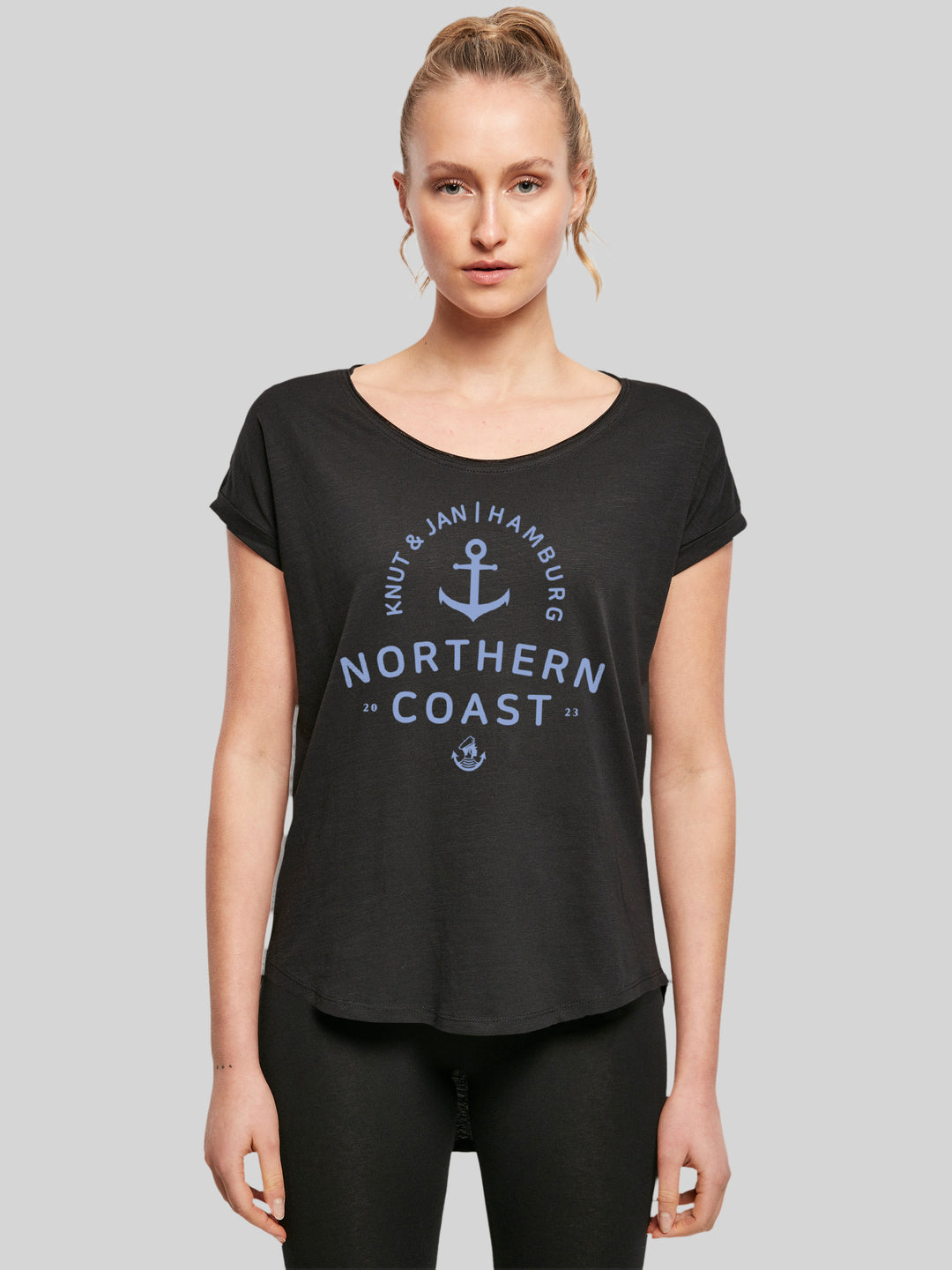 YVA | Damen T-Shirt Lang Nordsee